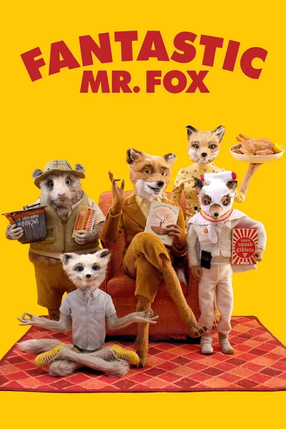 Poster chính thức của phim Phim Phiêu Lưu, Phim Hoạt Hình "Ngài Cáo Tuyệt Vời" (Fantastic Mr. Fox - 2009), với sự tham gia của diễn viên George Clooney và Robin Hurlstone.