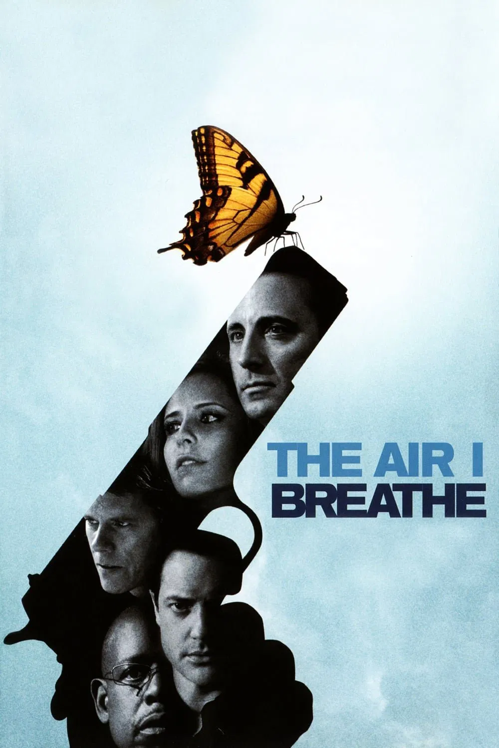 Poster chính thức của phim Phim Tâm Lý, Phim Giật Gân "Ngăn Chặn Tội Ác" (The Air I Breathe - 2007), với sự tham gia của diễn viên Brendan Fraser và Andy García.