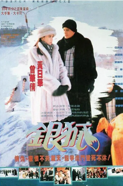 Poster chính thức của phim Phim Tâm Lý "Ngân Hồ Về Đêm" (The Silver Tycoon - 1993), với sự tham gia của diễn viên Huỳnh Nhật Hoa và Sunny Fang Kang.