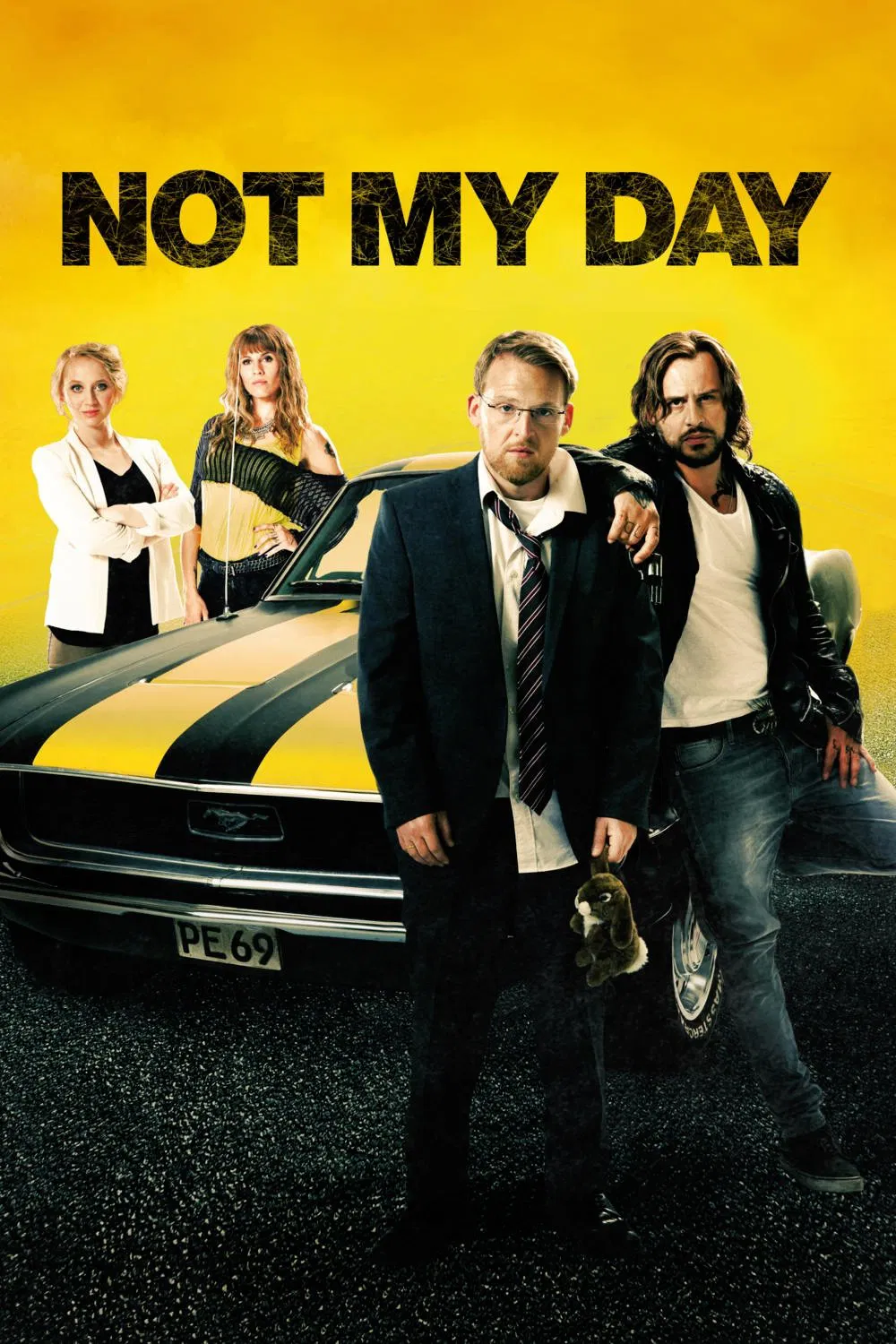 Poster chính thức của phim Phim Hài "Ngày Đen Đủi" (Not My Day - 2014), với sự tham gia của diễn viên Axel Stein và Moritz Bleibtreu.