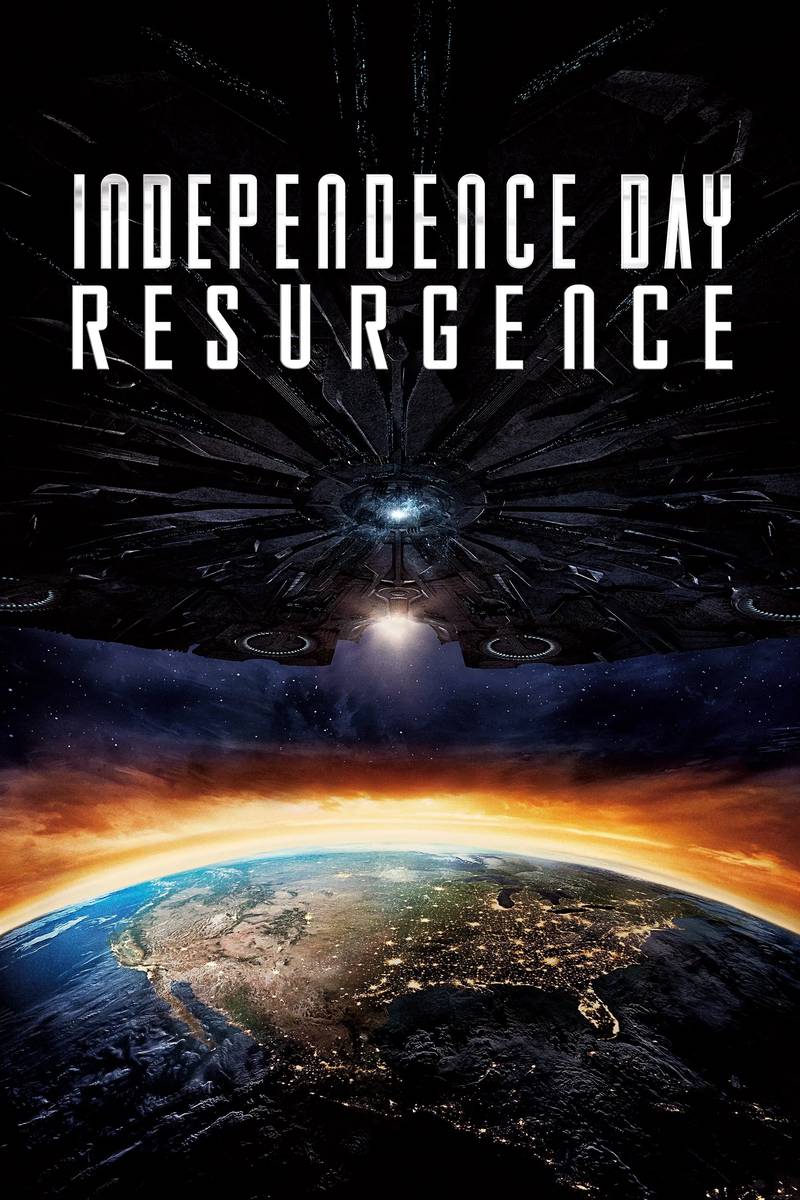 Poster chính thức của phim Phim Hành Động, Phim Phiêu Lưu "Ngày Độc Lập: Tái Chiến" (Independence Day: Resurgence - 2016), với sự tham gia của diễn viên Liam Hemsworth và Jeff Goldblum.
