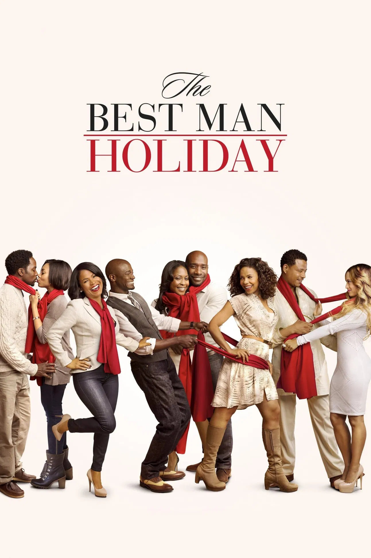 Poster chính thức của phim Phim Hài "Ngày Lễ Của Chàng Phù Rể" (The Best Man Holiday - 2013), với sự tham gia của diễn viên Terrence Howard và Harold Perrineau.