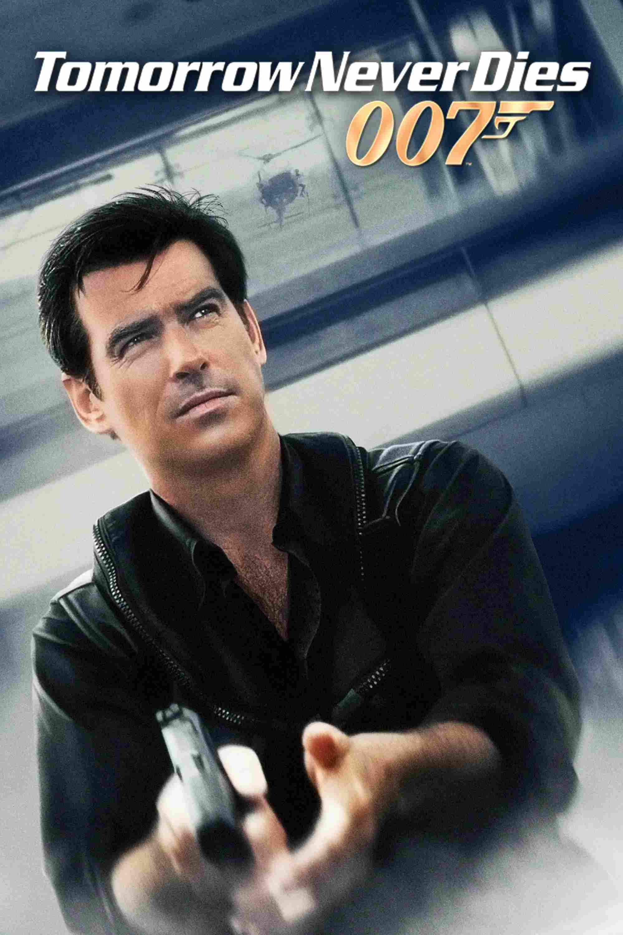 Poster chính thức của phim Phim Phiêu Lưu, Phim Hành Động "Ngày Mai Không Lụi Tàn" (Tomorrow Never Dies - 1997), với sự tham gia của diễn viên Pierce Brosnan và Jonathan Pryce.
