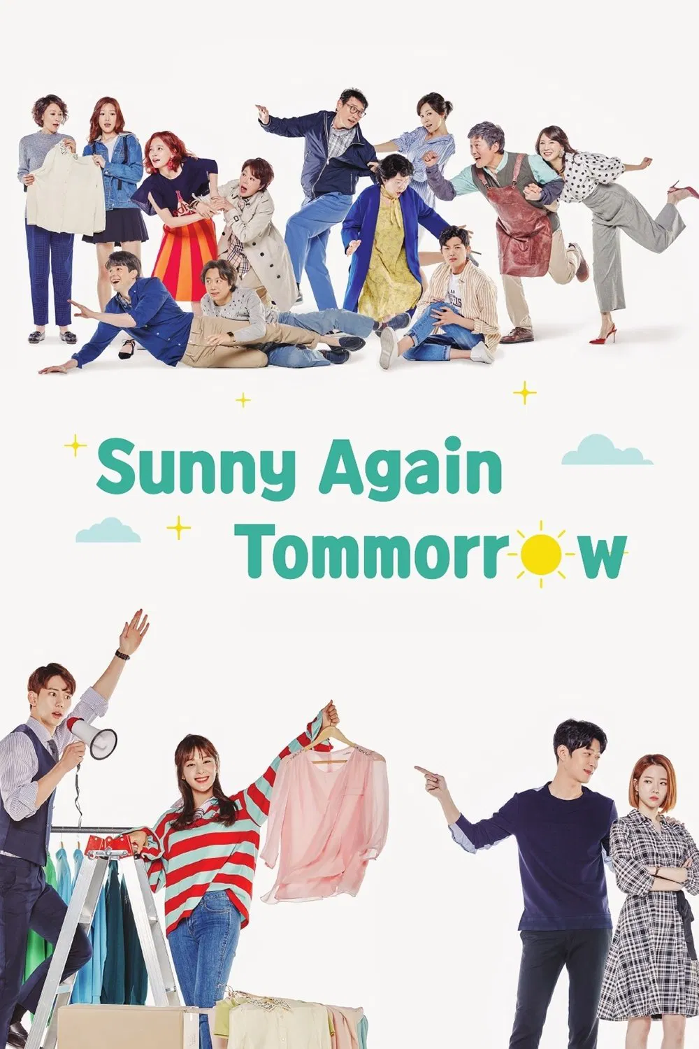 Poster chính thức của phim Phim Gia Đình, Phim Tâm Lý "Ngày Mai Trời Lại Nắng" (Sunny Again Tomorrow - 2018), với sự tham gia của diễn viên Seol In-a và Ha Seung-lee.