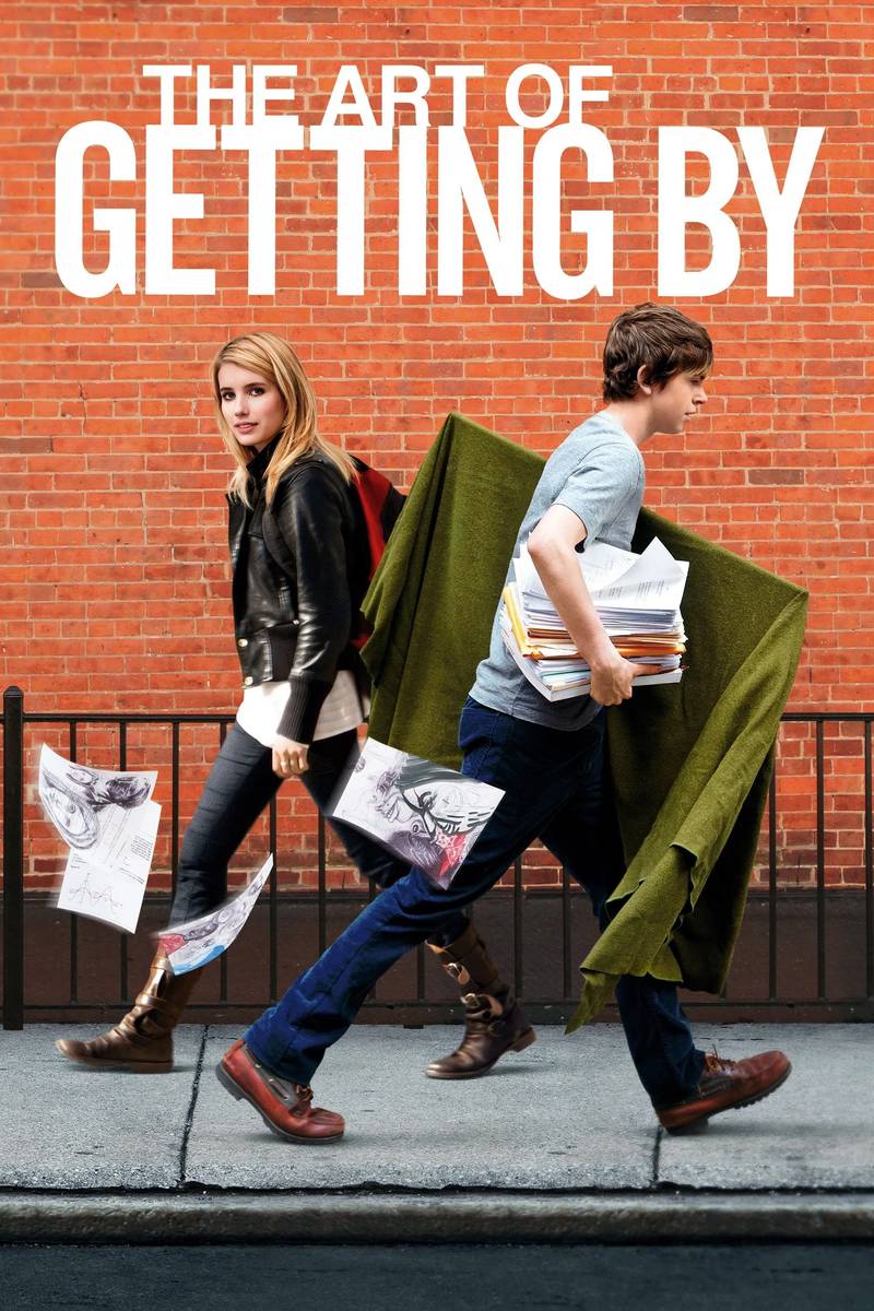 Poster chính thức của phim Phim Tâm Lý, Phim Tình Cảm "Nghệ Thuật Đối Phó" (The Art of Getting By - 2011), với sự tham gia của diễn viên Freddie Highmore và Emma Roberts.