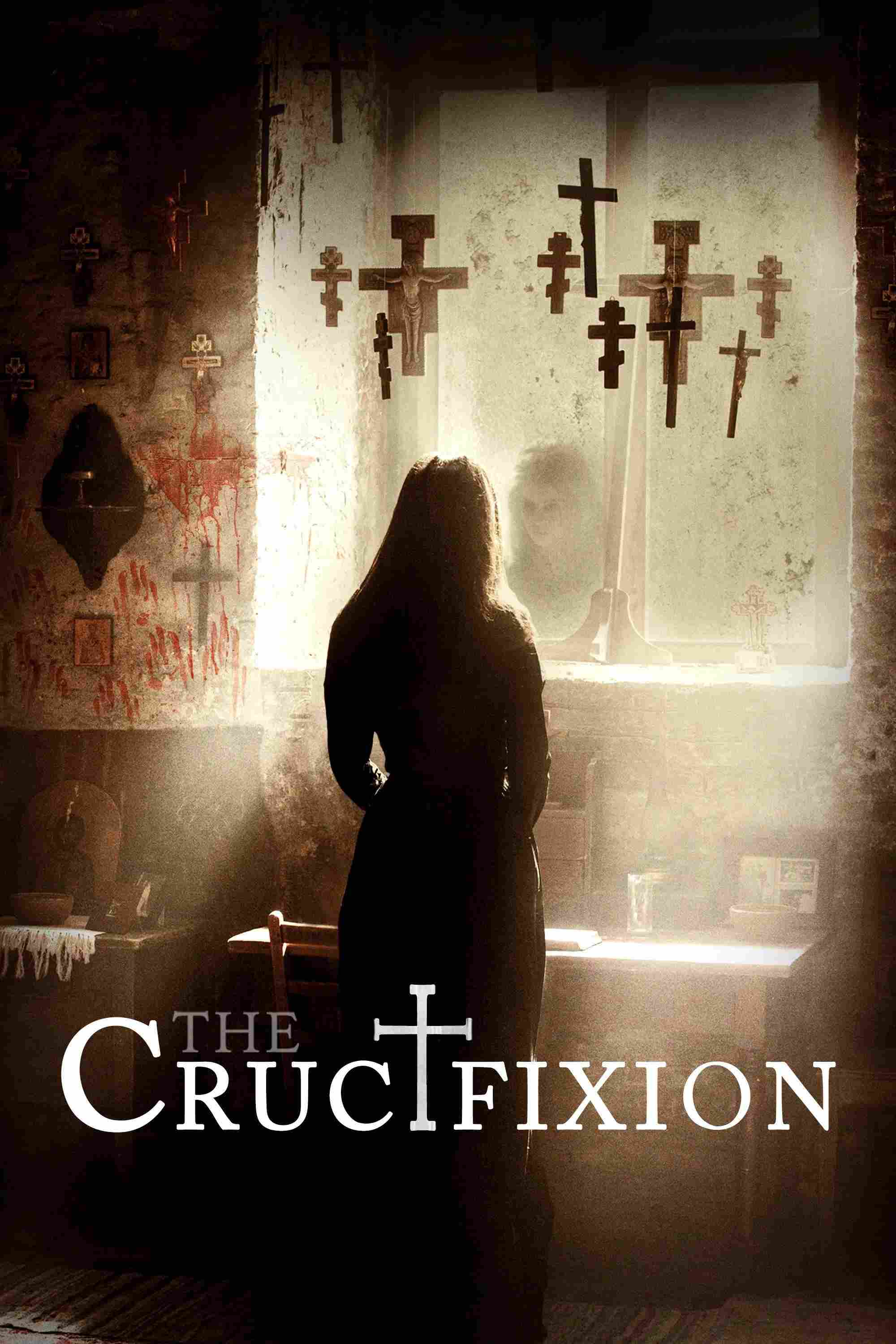 Poster chính thức của phim Phim Kinh Dị, Phim Bí Ẩn "Nghi Lễ Đóng Đinh" (The Crucifixion - 2017), với sự tham gia của diễn viên Sophie Cookson và Corneliu Ulici.