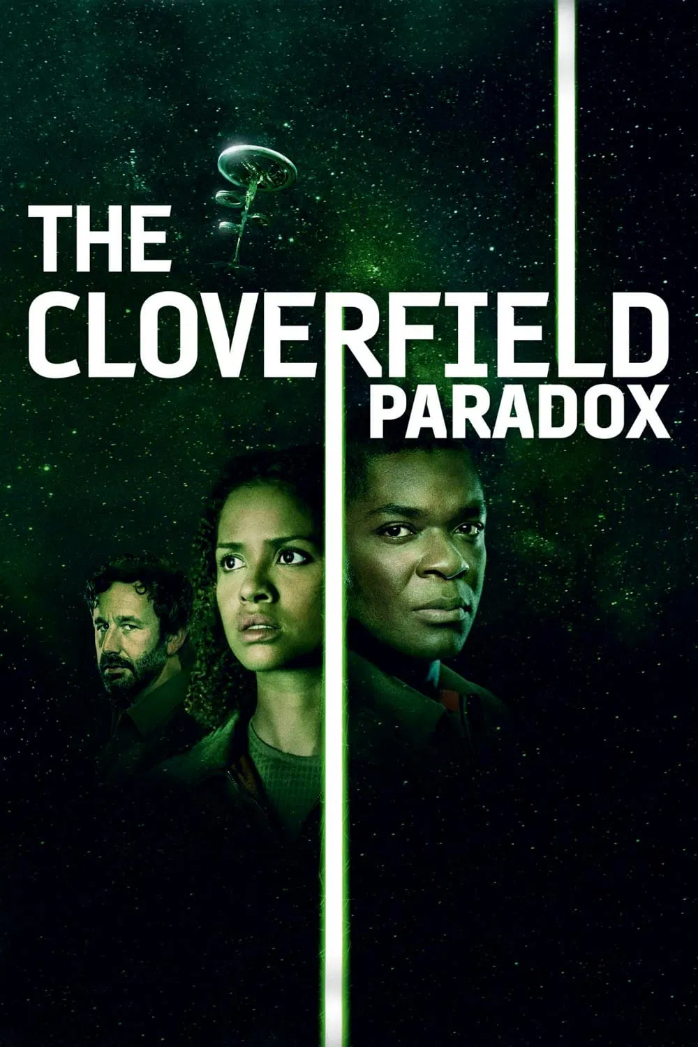 Poster chính thức của phim Phim Kinh Dị, Phim Giật Gân "Nghịch Lý Cloverfield" (The Cloverfield Paradox - 2018), với sự tham gia của diễn viên Gugu Mbatha-Raw và Daniel Brühl.