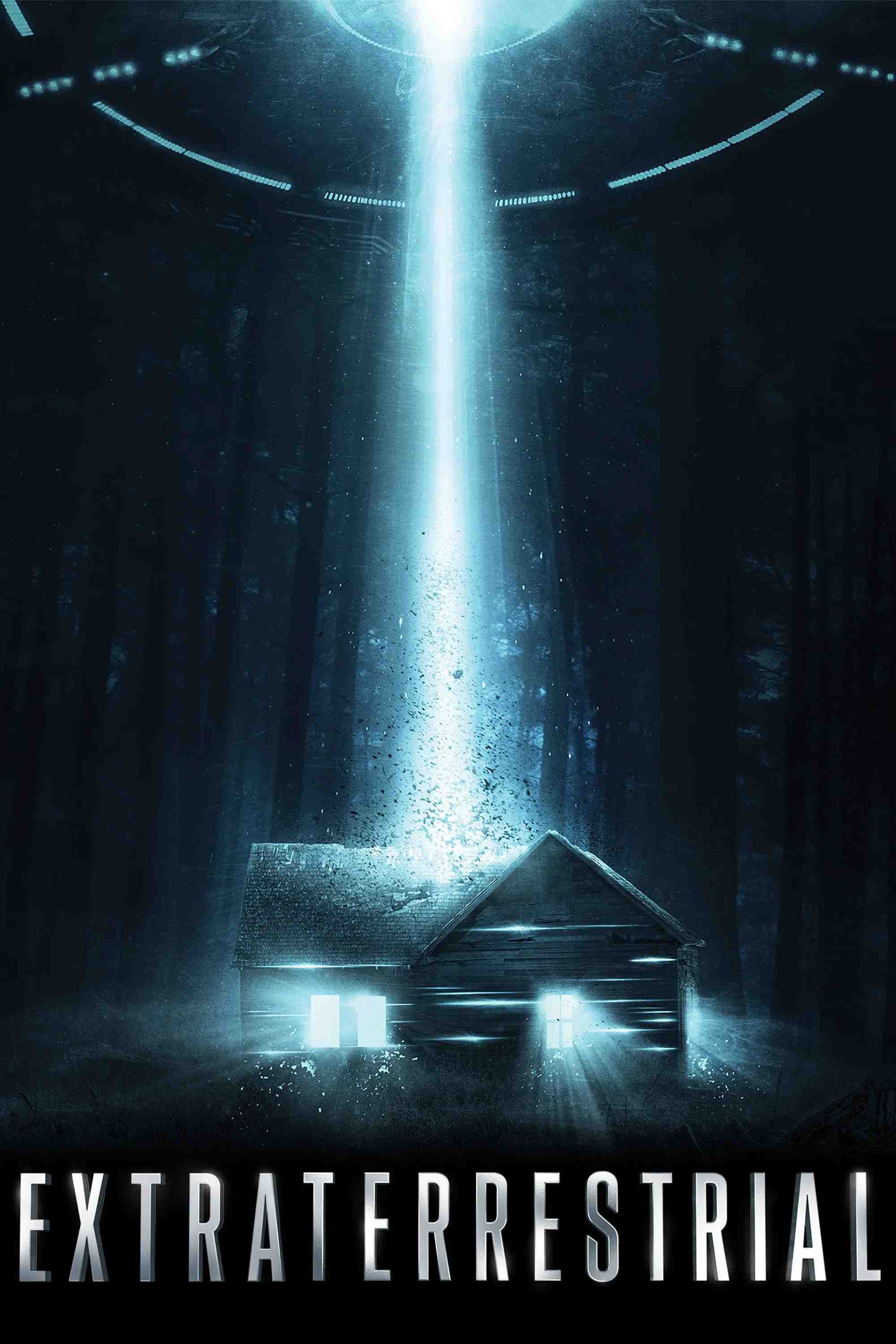 Poster chính thức của phim Phim Kinh Dị, Phim Viễn Tưởng "Ngoài Trái Đất" (Extraterrestrial - 2014), với sự tham gia của diễn viên Brittany Allen và Melanie Papalia.