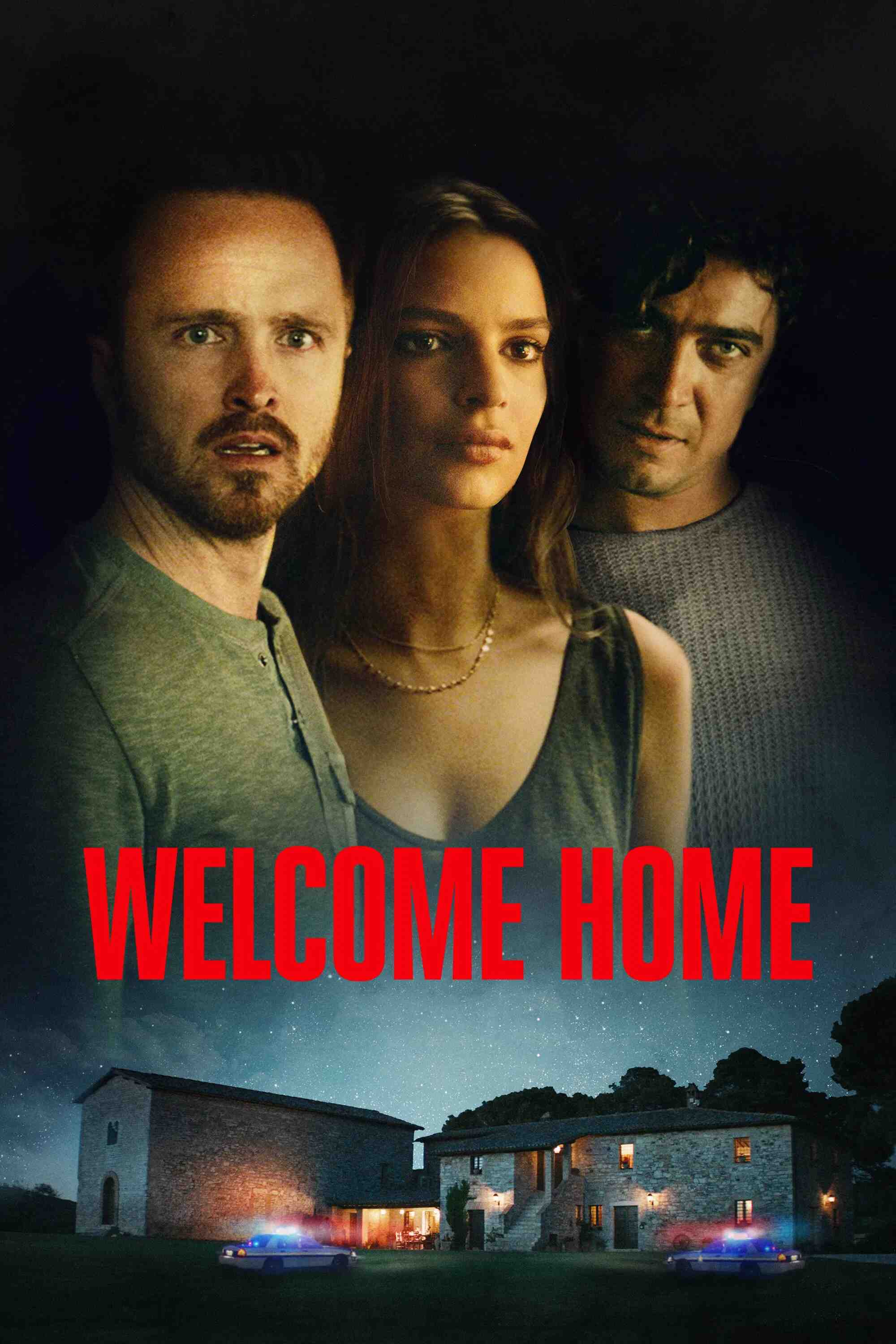 Poster chính thức của phim Phim Giật Gân, Phim Kinh Dị "Ngôi Nhà Cạm Bẫy" (Welcome Home - 2018), với sự tham gia của diễn viên Aaron Paul và Emily Ratajkowski.