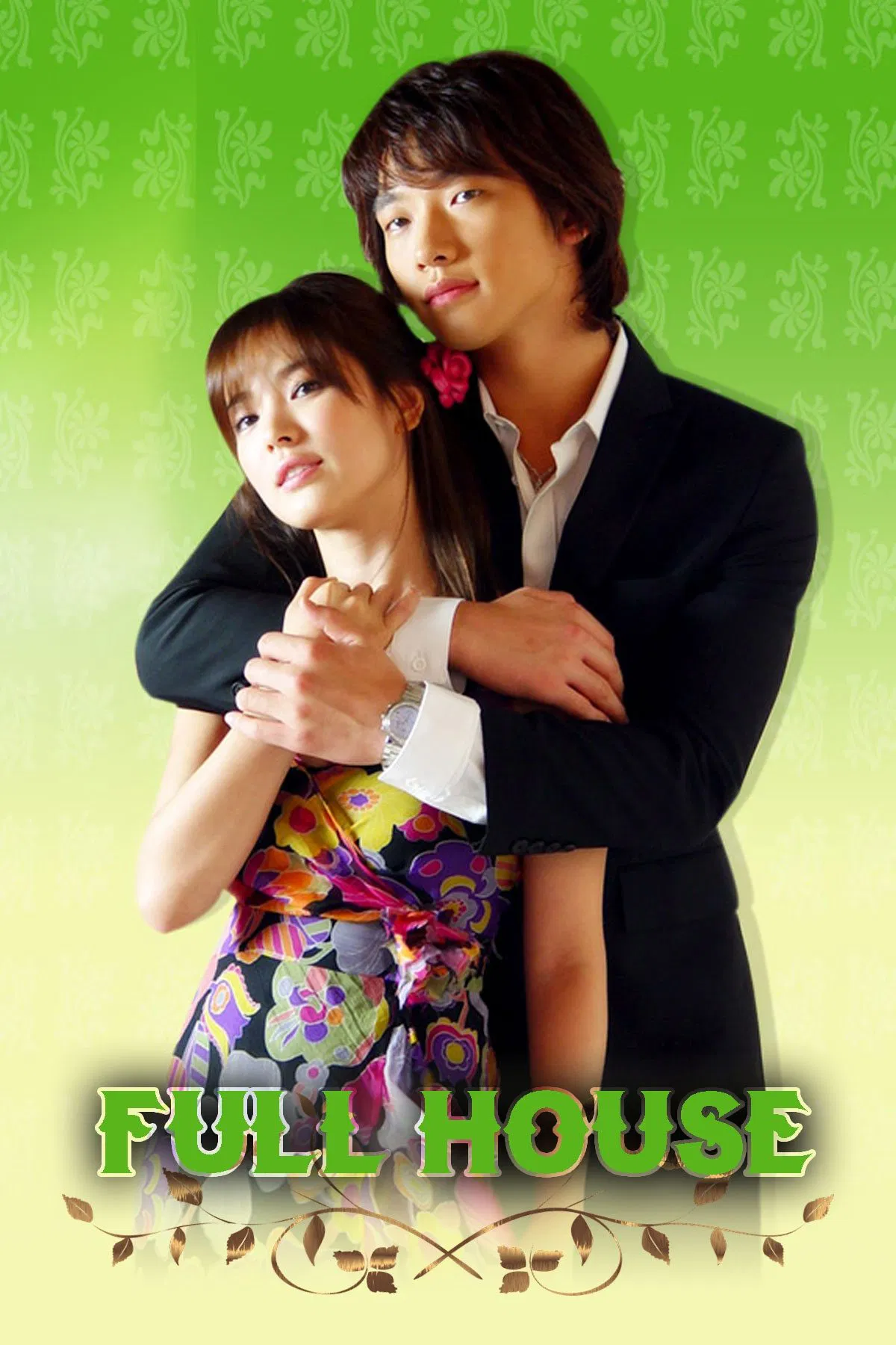 Poster chính thức của phim Phim Tâm Lý "Ngôi Nhà Hạnh Phúc" (Full House - 2004), với sự tham gia của diễn viên Song Hye-kyo và Rain.