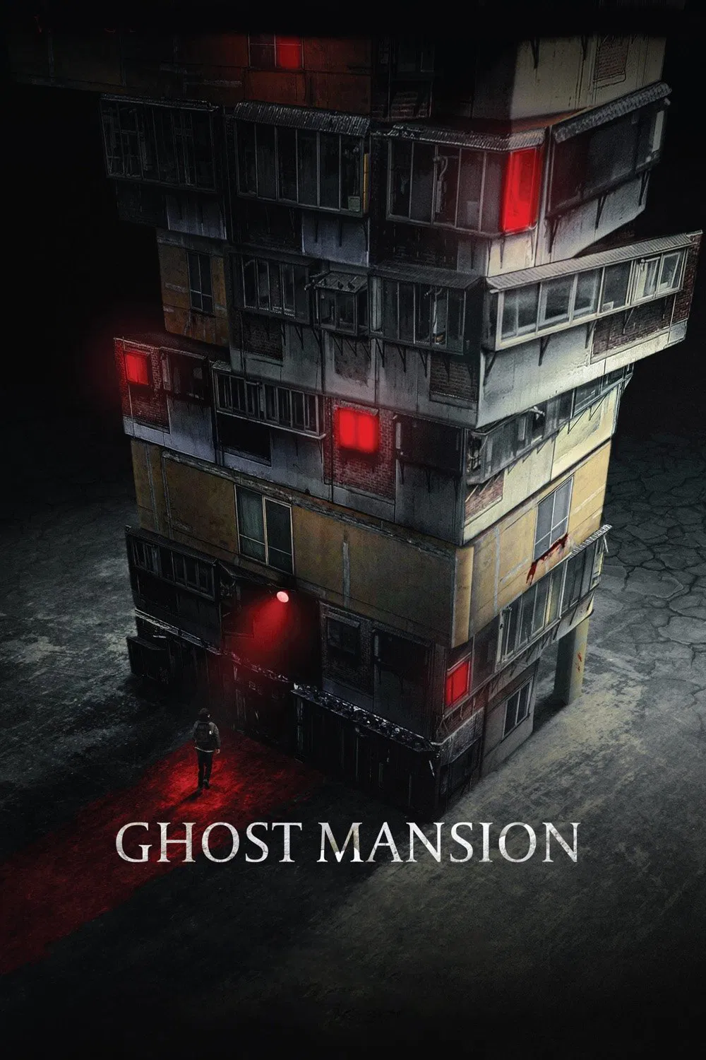 Poster chính thức của phim Phim Kinh Dị, Phim Giật Gân "Ngôi Nhà Kỳ Quái" (Ghost Mansion - 2021), với sự tham gia của diễn viên Sung Joon và Kim Hong-pa.