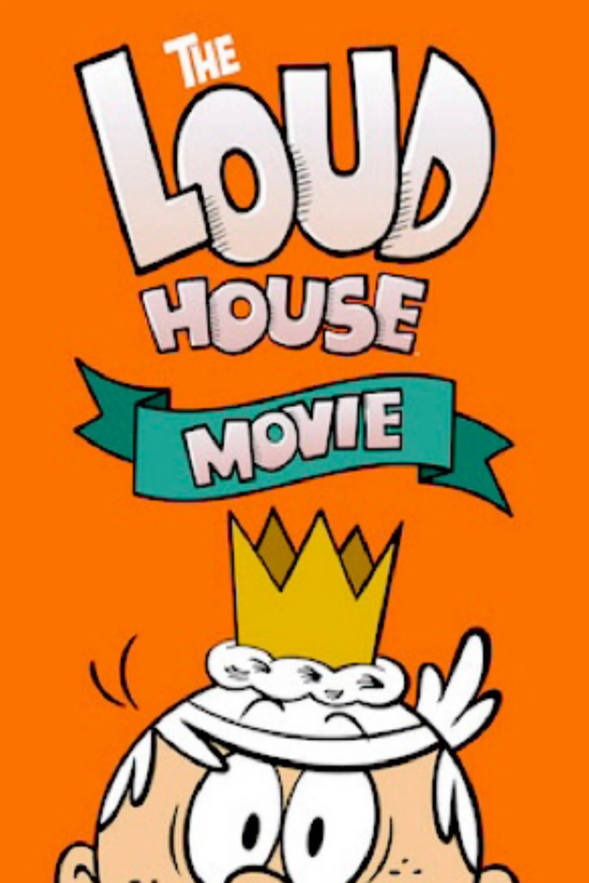 Poster chính thức của phim Phim Hoạt Hình, Phim Gia Đình "Ngôi nhà náo nhiệt – Bản điện ảnh" (The Loud House Movie - 2021), với sự tham gia của diễn viên Asher Bishop và David Tennant.