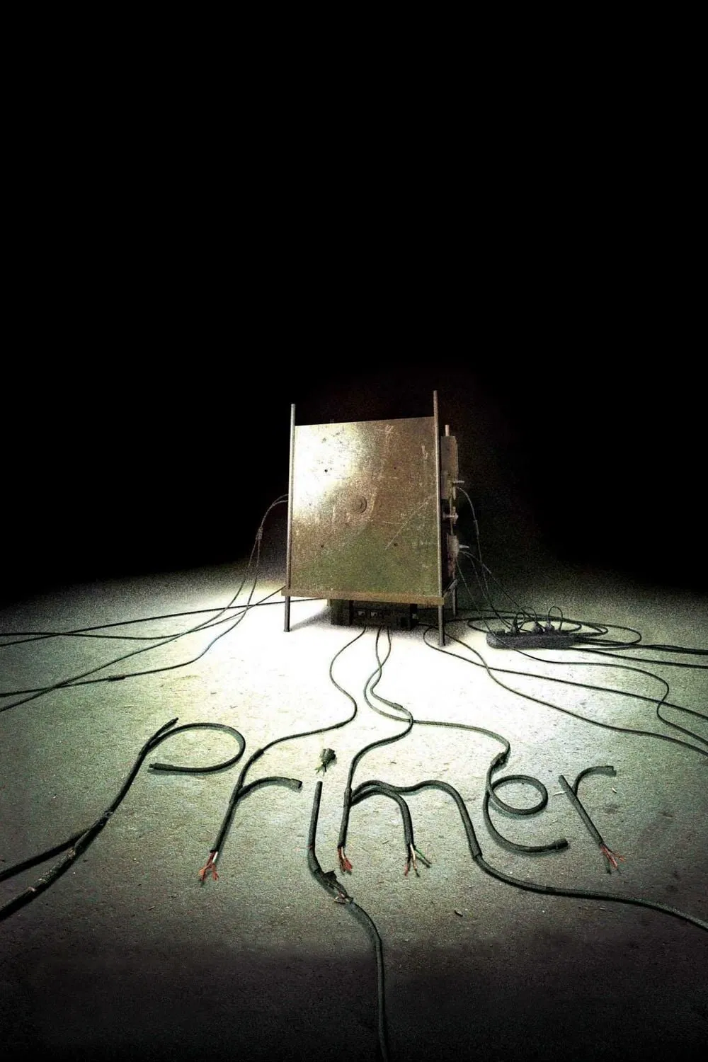 Poster chính thức của phim Phim Viễn Tưởng, Phim Tâm Lý "Ngòi Nổ" (Primer - 2004), với sự tham gia của diễn viên Shane Carruth và David Sullivan.