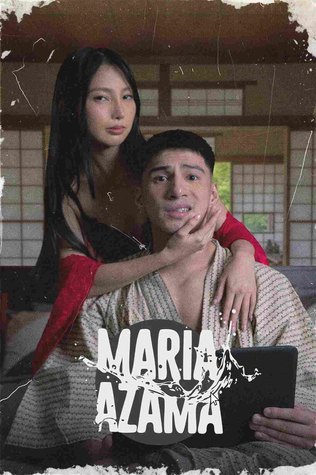 Poster chính thức của phim Phim Hài "Ngôi Sao Người Lớn" (Maria Azama: Da Best Porn Star - 2025), với sự tham gia của diễn viên Albie Casiño và Dani Yoshida.
