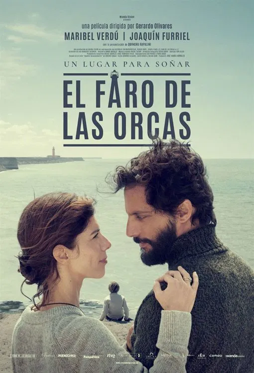 Poster chính thức của phim Phim Tình Cảm, Phim Tâm Lý "Ngọn Hải Đăng Của Cá Voi" (The Lighthouse of the Orcas - 2016), với sự tham gia của diễn viên Maribel Verdú và Joaquín Furriel.