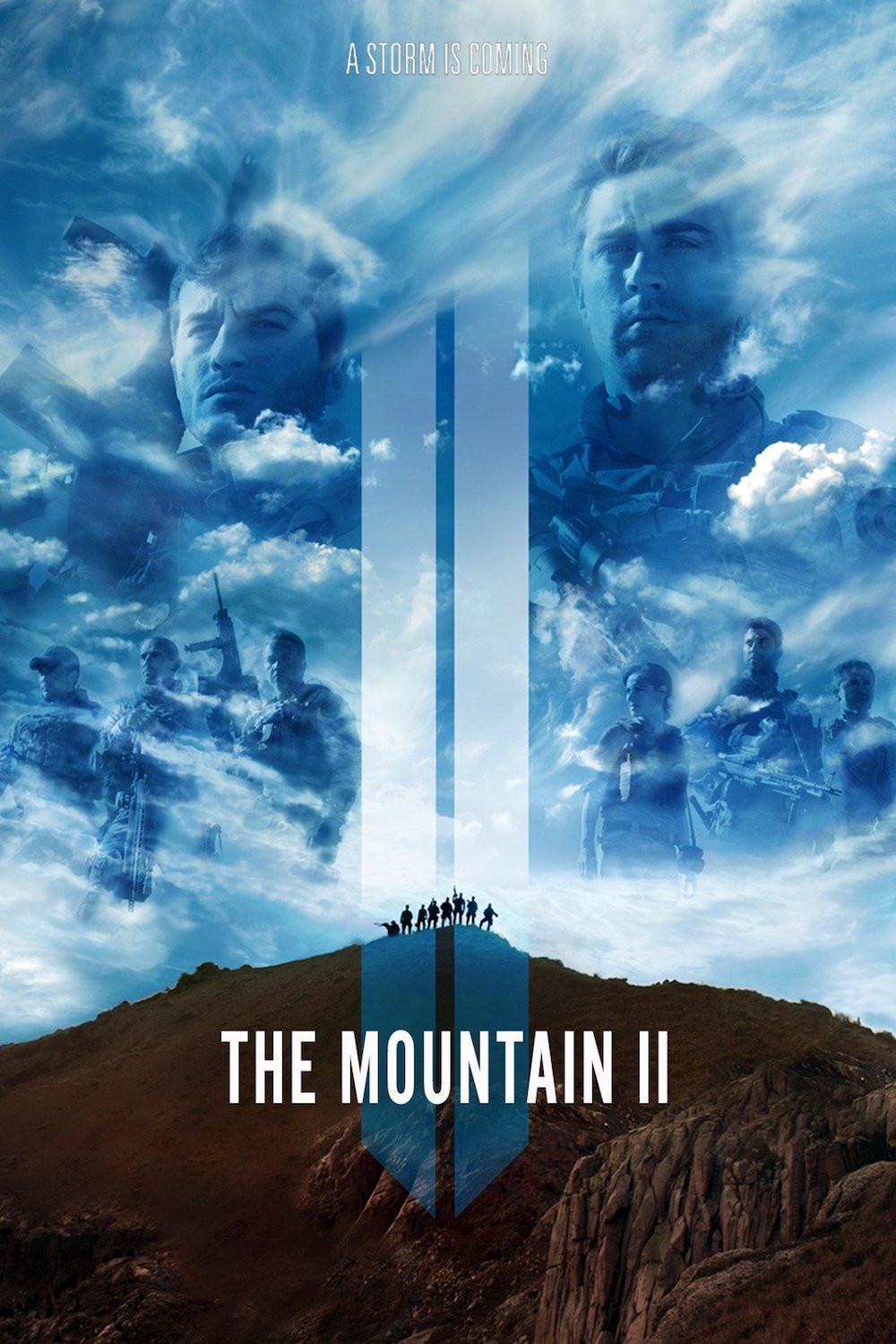Poster chính thức của phim Phim Chiến Tranh, Phim Tâm Lý "Ngọn Núi 2" (The Mountain II - 2016), với sự tham gia của diễn viên Çağlar Ertuğrul và Ufuk Bayraktar.