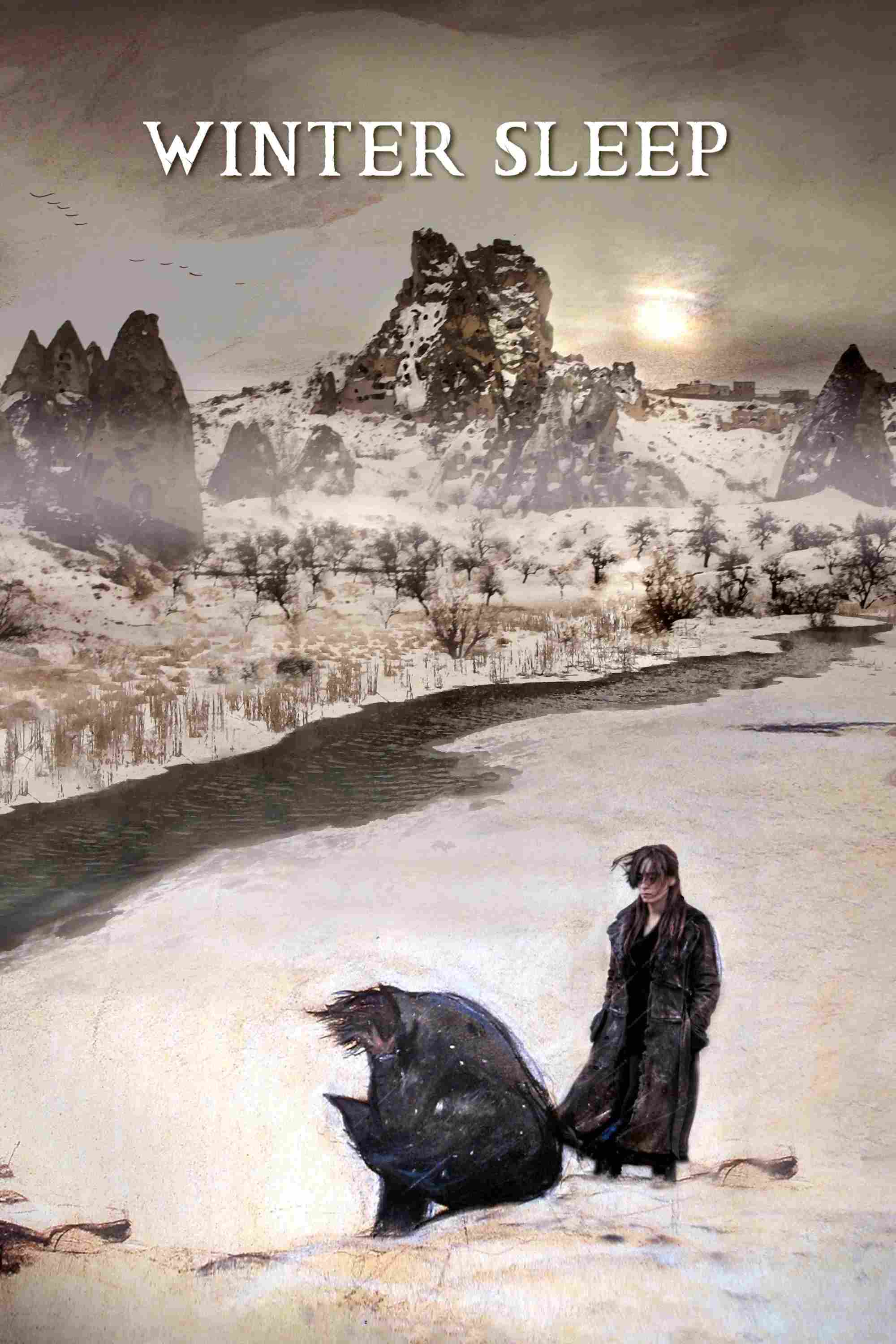 Poster chính thức của phim Phim Tâm Lý "Ngủ Đông" (Winter Sleep - 2014), với sự tham gia của diễn viên Haluk Bilginer và Melisa Sözen.