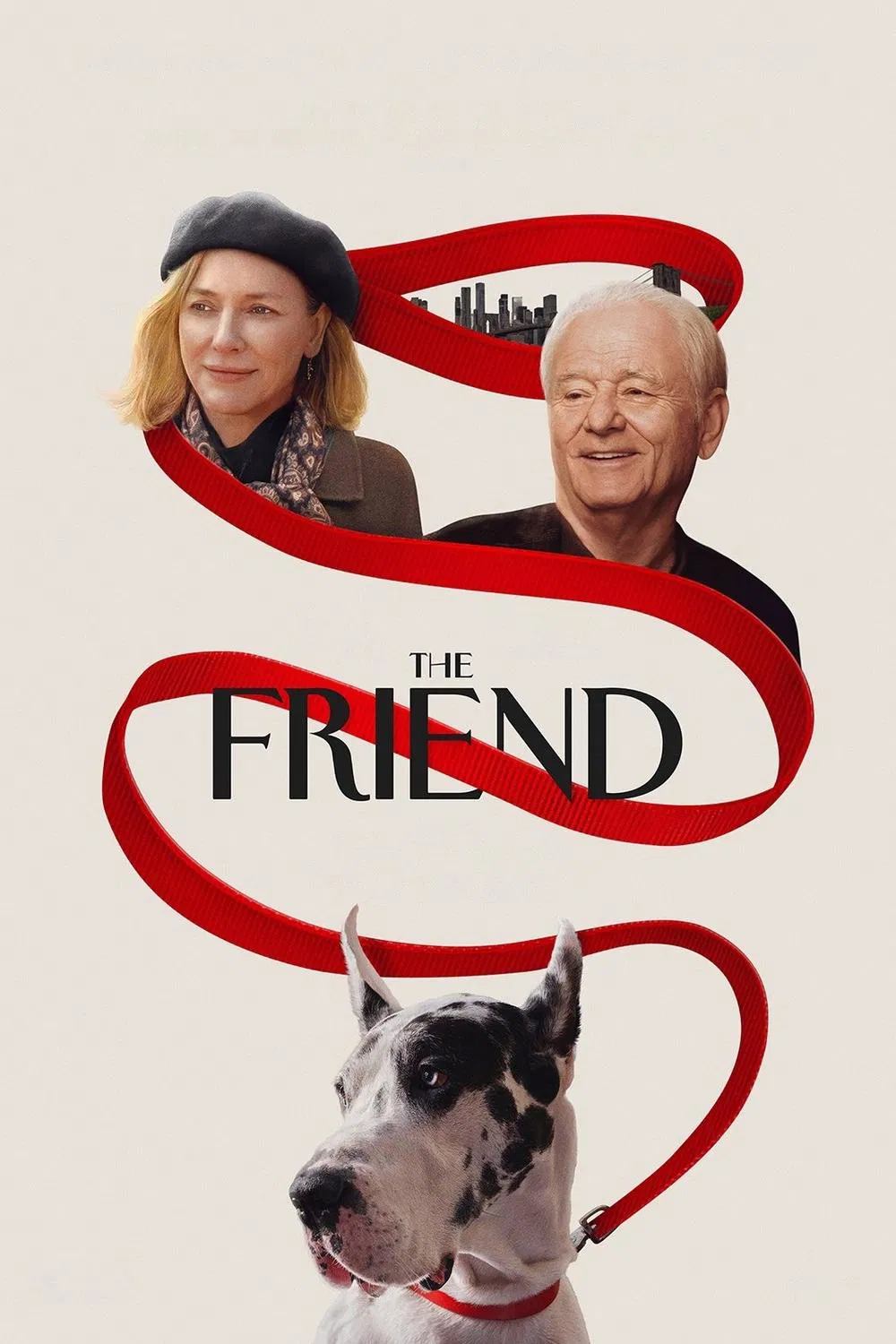Poster chính thức của phim Phim Tâm Lý "Người Bạn" (The Friend - 2025), với sự tham gia của diễn viên Naomi Watts và Bill Murray.