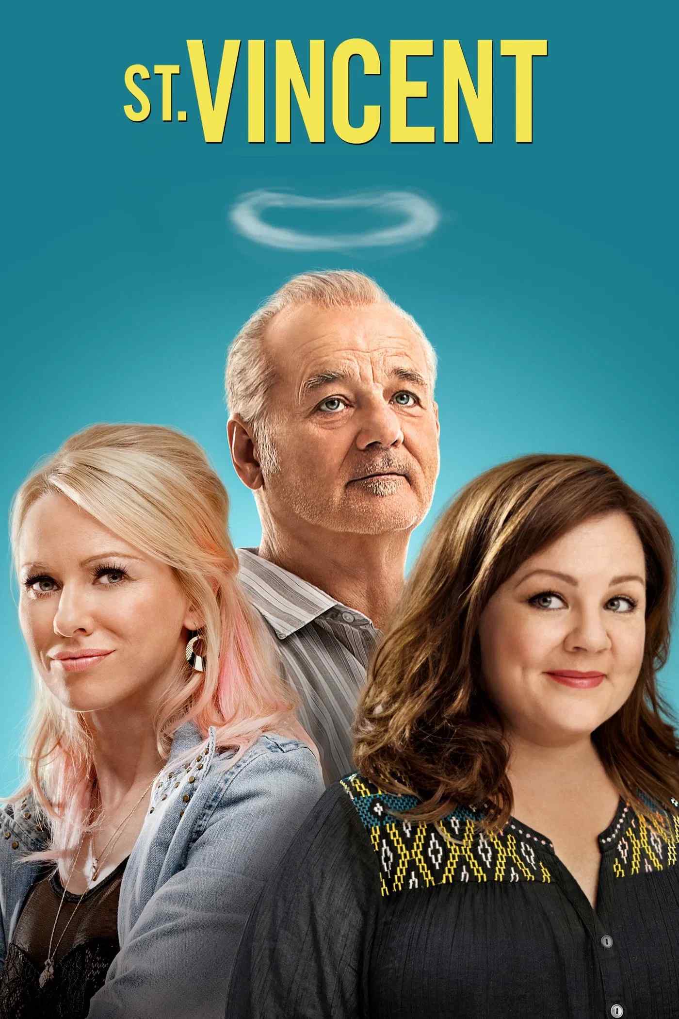 Poster chính thức của phim Phim Hài "Người Bạn Bất Đắc Dĩ" (St. Vincent - 2014), với sự tham gia của diễn viên Bill Murray và Melissa McCarthy.