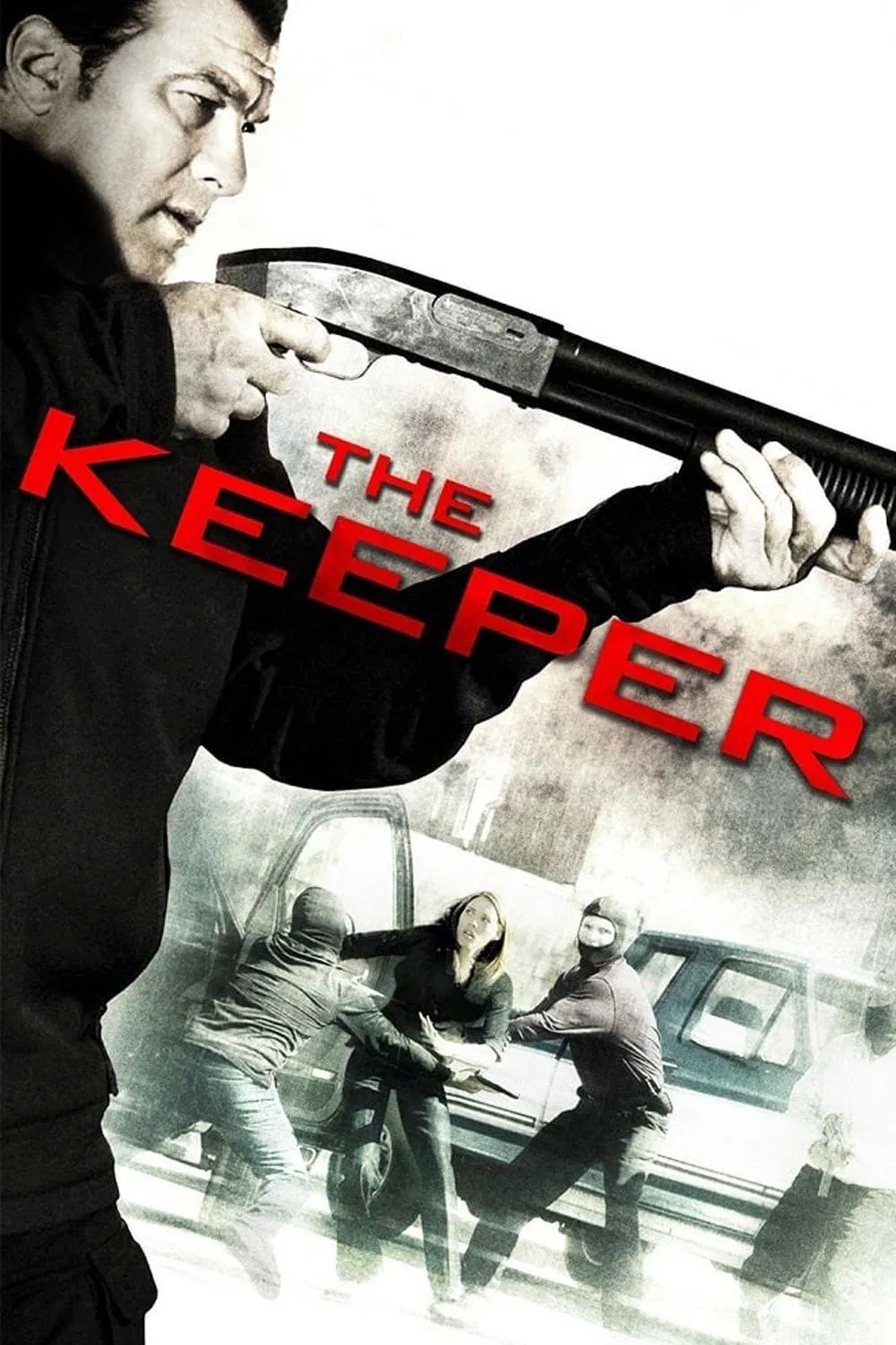 Poster chính thức của phim Phim Hành Động, Phim Giật Gân "Người Bảo Vệ" (The Keeper - 2009), với sự tham gia của diễn viên Steven Seagal và Liezl Carstens.
