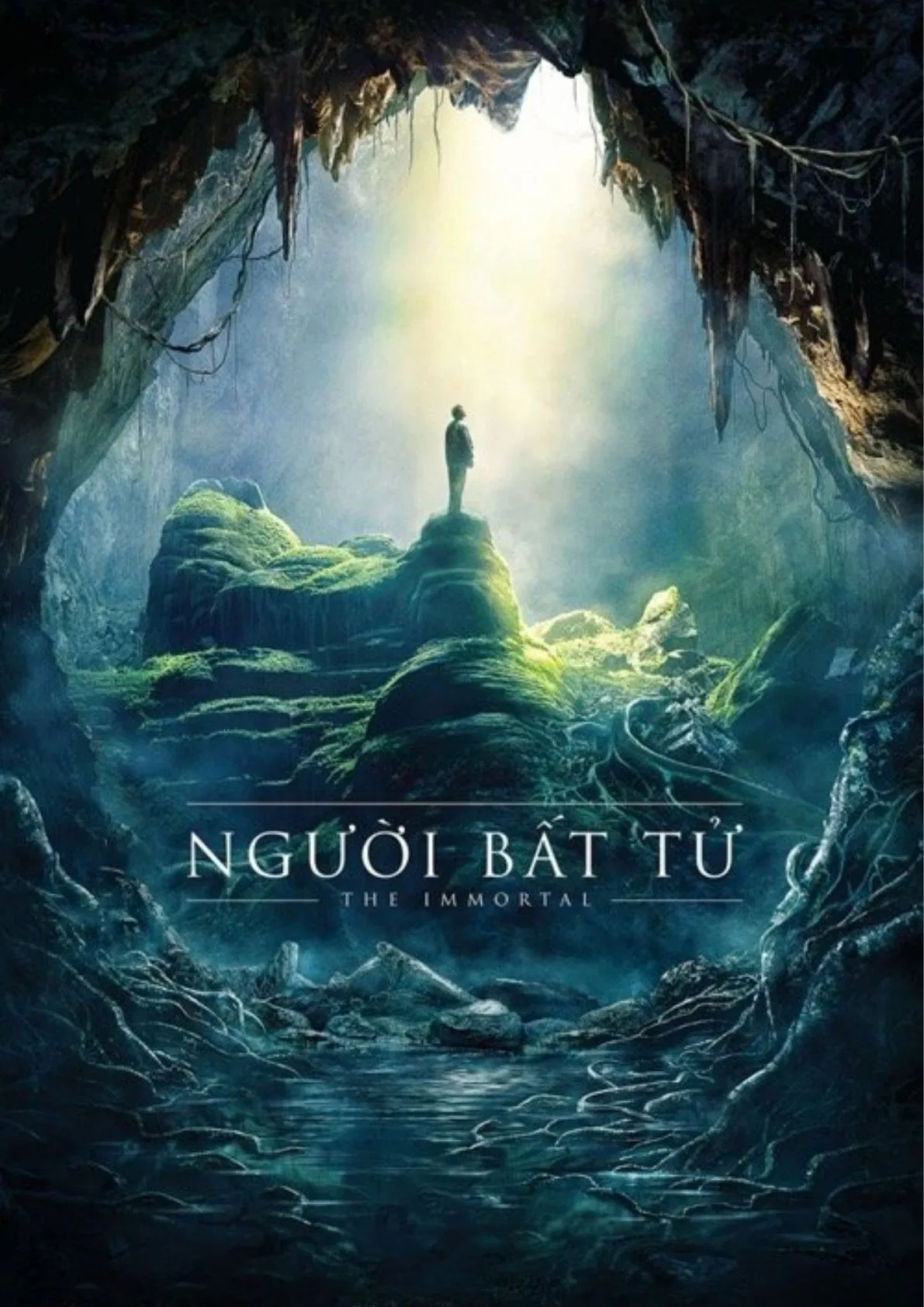 Poster chính thức của phim Phim Giật Gân, Phim Kinh Dị "Người Bất Tử" (The Immortal - 2018), với sự tham gia của diễn viên Quách Ngọc Ngoan và Ngọc Diệp.