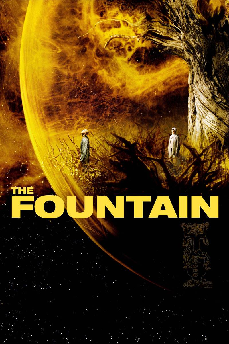 Poster chính thức của phim Phim Tâm Lý, Phim Phiêu Lưu "Người Bất Tử (Suối Nguồn)" (The Fountain - 2006), với sự tham gia của diễn viên Hugh Jackman và Rachel Weisz.
