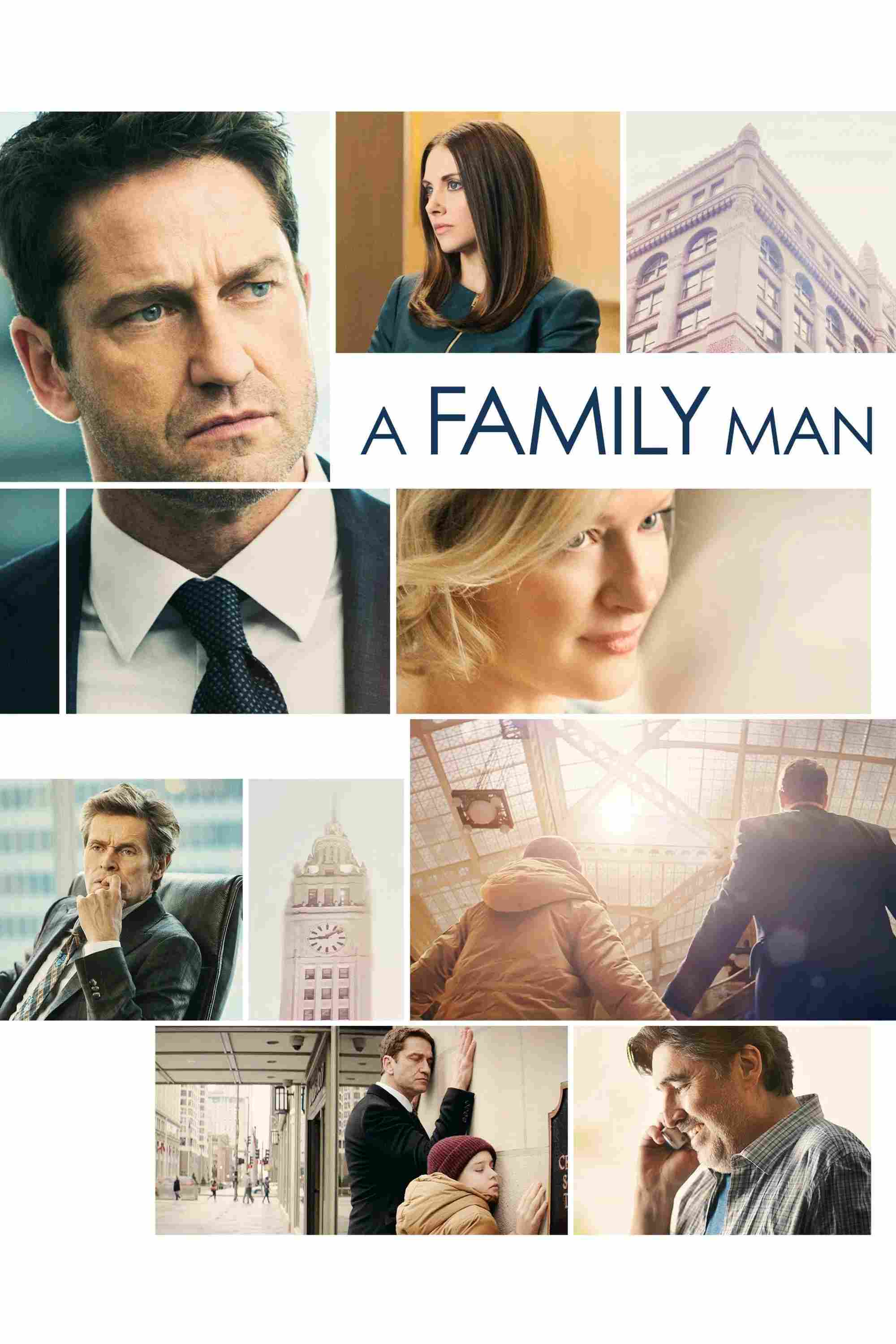 Poster chính thức của phim Phim Tâm Lý "Người Cha Mẫu Mực" (A Family Man - 2016), với sự tham gia của diễn viên Gerard Butler và Gretchen Mol.