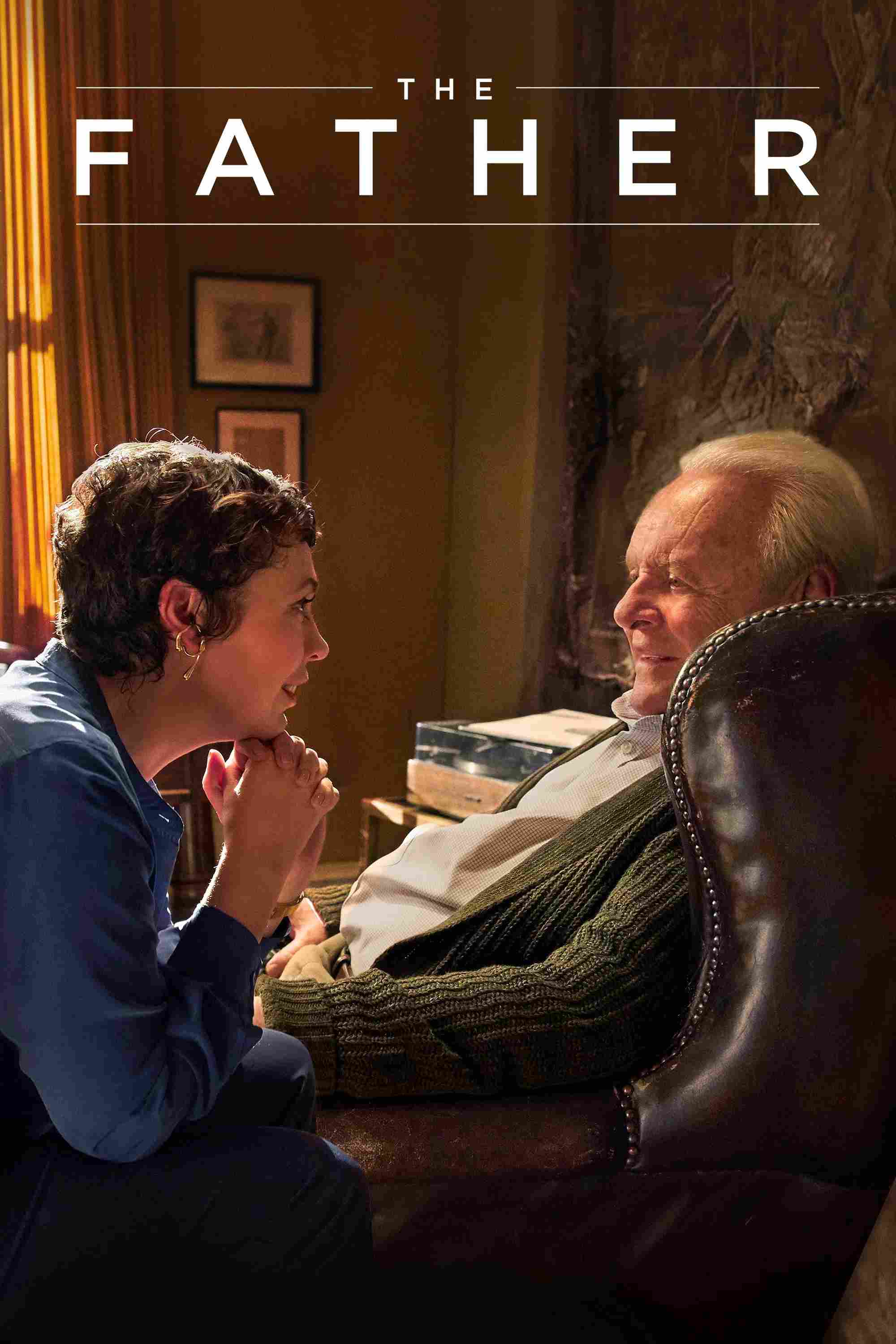 Poster chính thức của phim Phim Tâm Lý "Người Cha" (The Father - 2020), với sự tham gia của diễn viên Anthony Hopkins và Olivia Colman.