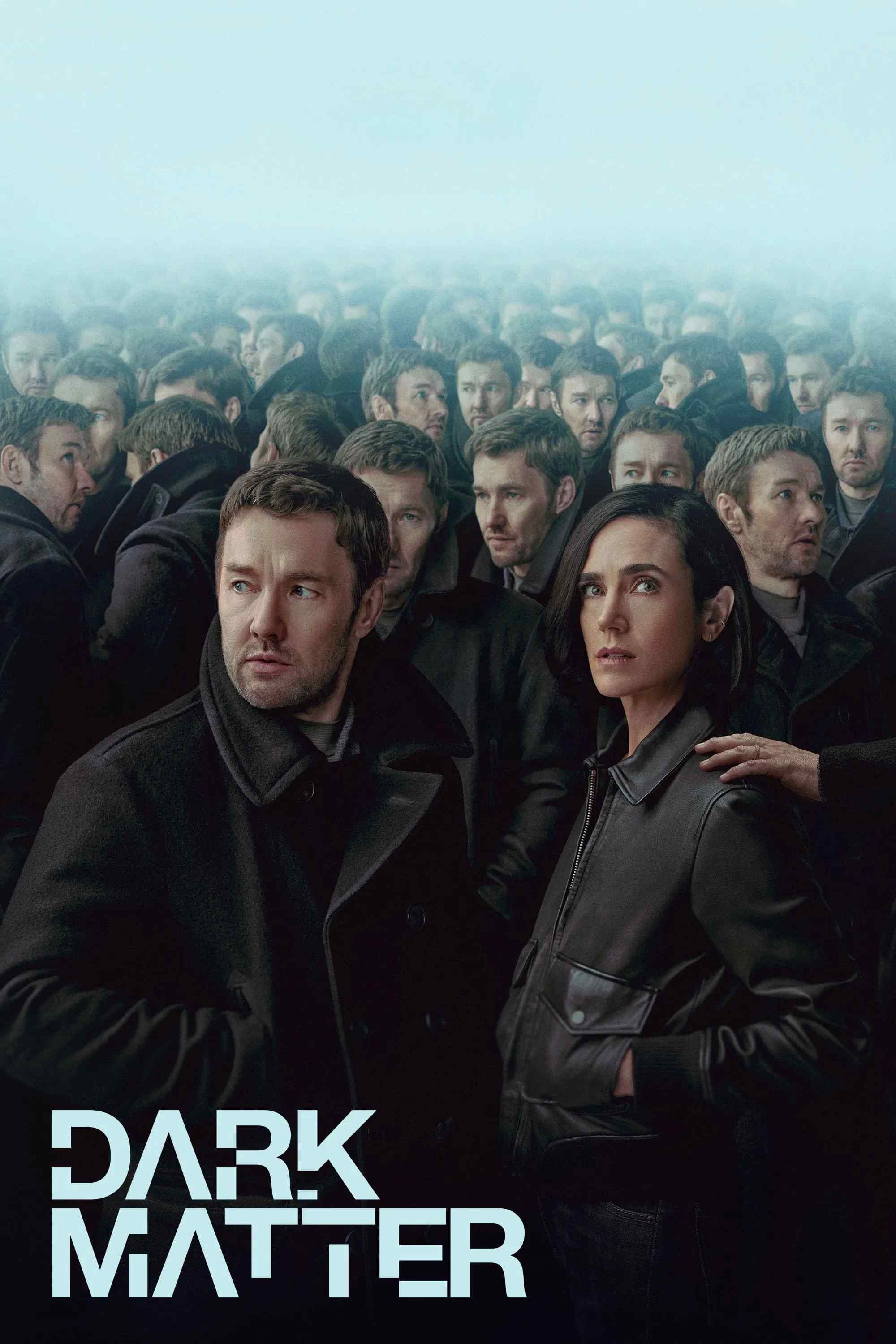 Poster chính thức của phim Phim Viễn Tưởng & Giả Tưởng, Phim Tâm Lý "Người Chạy Xuyên Không Gian" (Dark Matter - 2024), với sự tham gia của diễn viên Joel Edgerton và Jennifer Connelly.