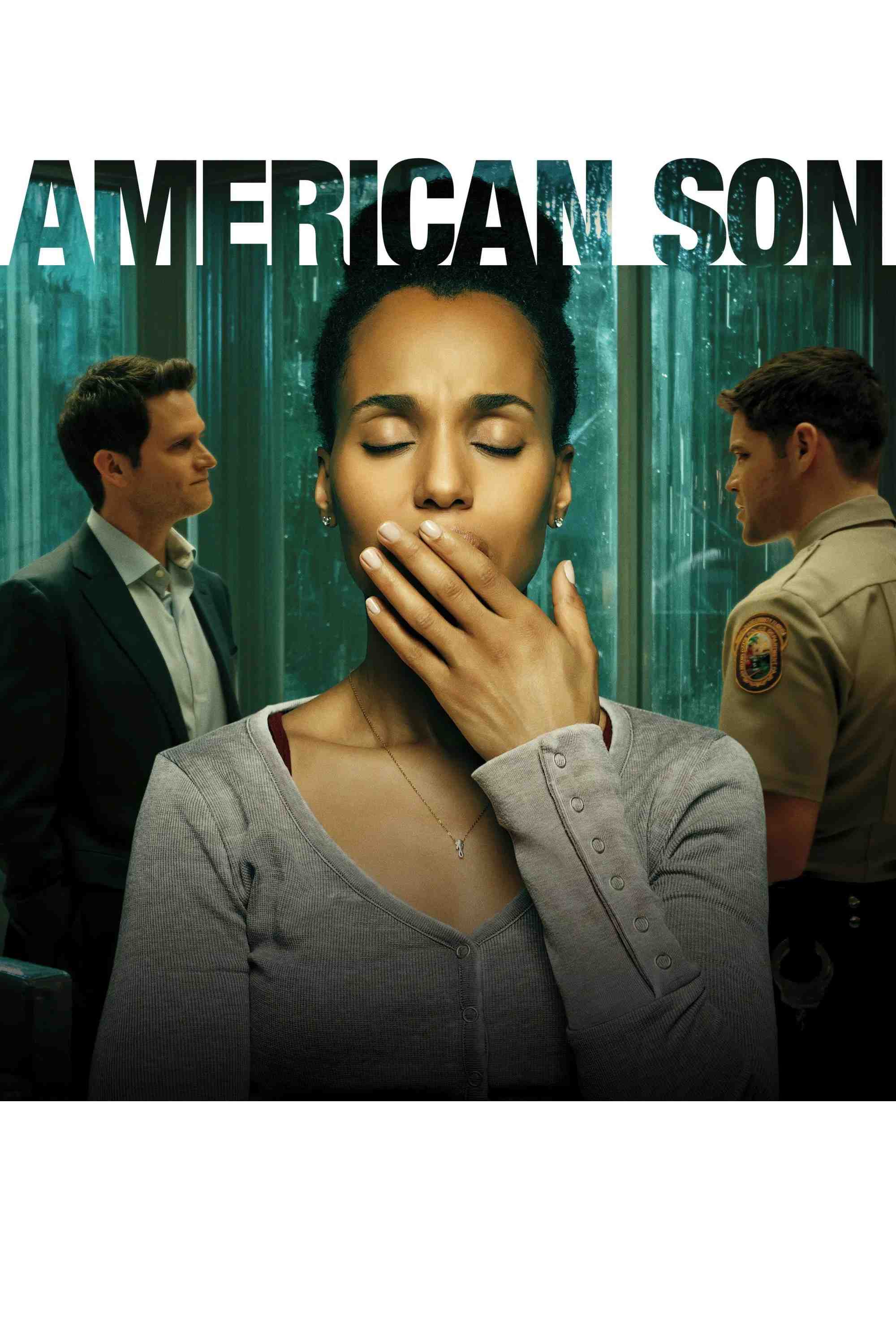 Poster chính thức của phim Phim Tâm Lý, Phim Truyền Hình "Người Con Đất Mỹ" (American Son - 2019), với sự tham gia của diễn viên Kerry Washington và Steven Pasquale.