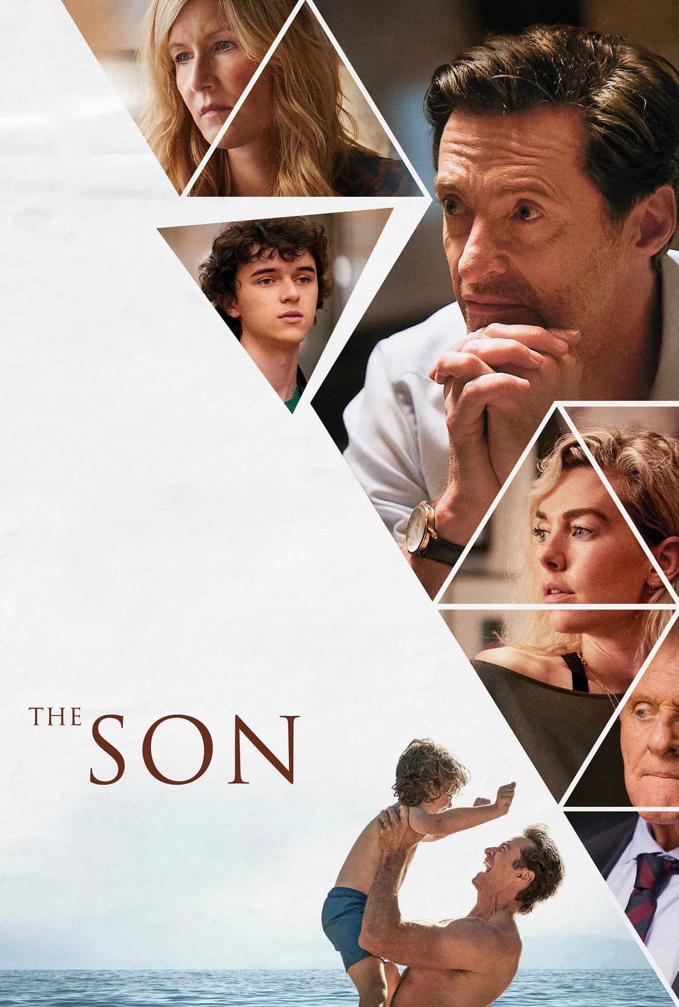 Poster chính thức của phim Phim Tâm Lý "Người Con Trai" (The Son - 2022), với sự tham gia của diễn viên Hugh Jackman và Zen McGrath.