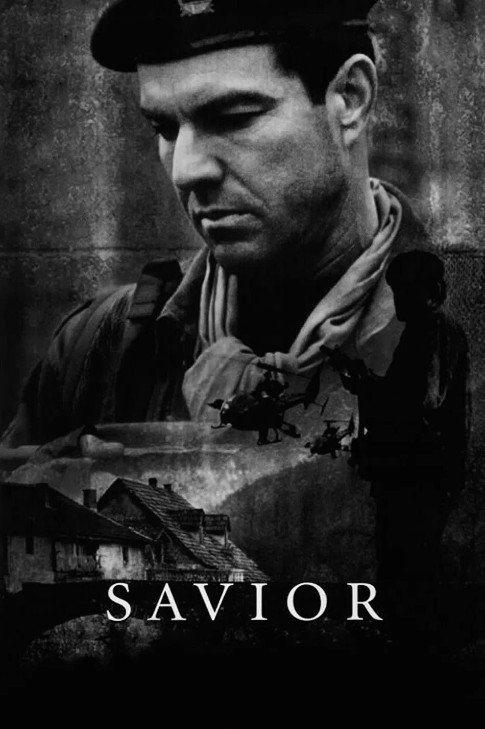 Poster chính thức của phim Phim Lịch Sử, Phim Tâm Lý "Người Cứu Rỗi" (Savior - 1998), với sự tham gia của diễn viên Dennis Quaid và Pascal Rollin.