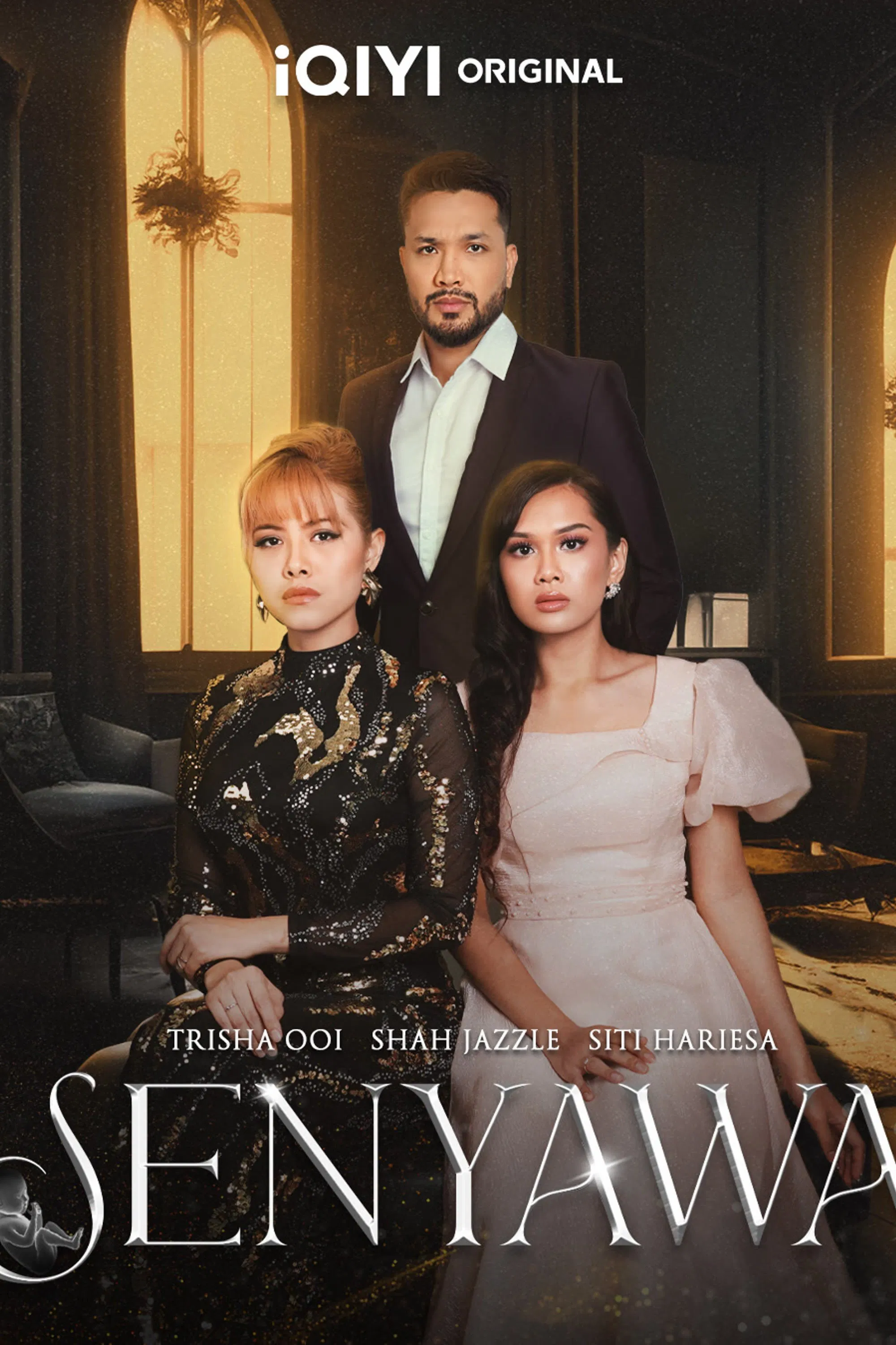 Poster chính thức của phim Phim Tâm Lý "Người Đại Diện" (Senyawa - 2024), với sự tham gia của diễn viên Trisha Ooi.