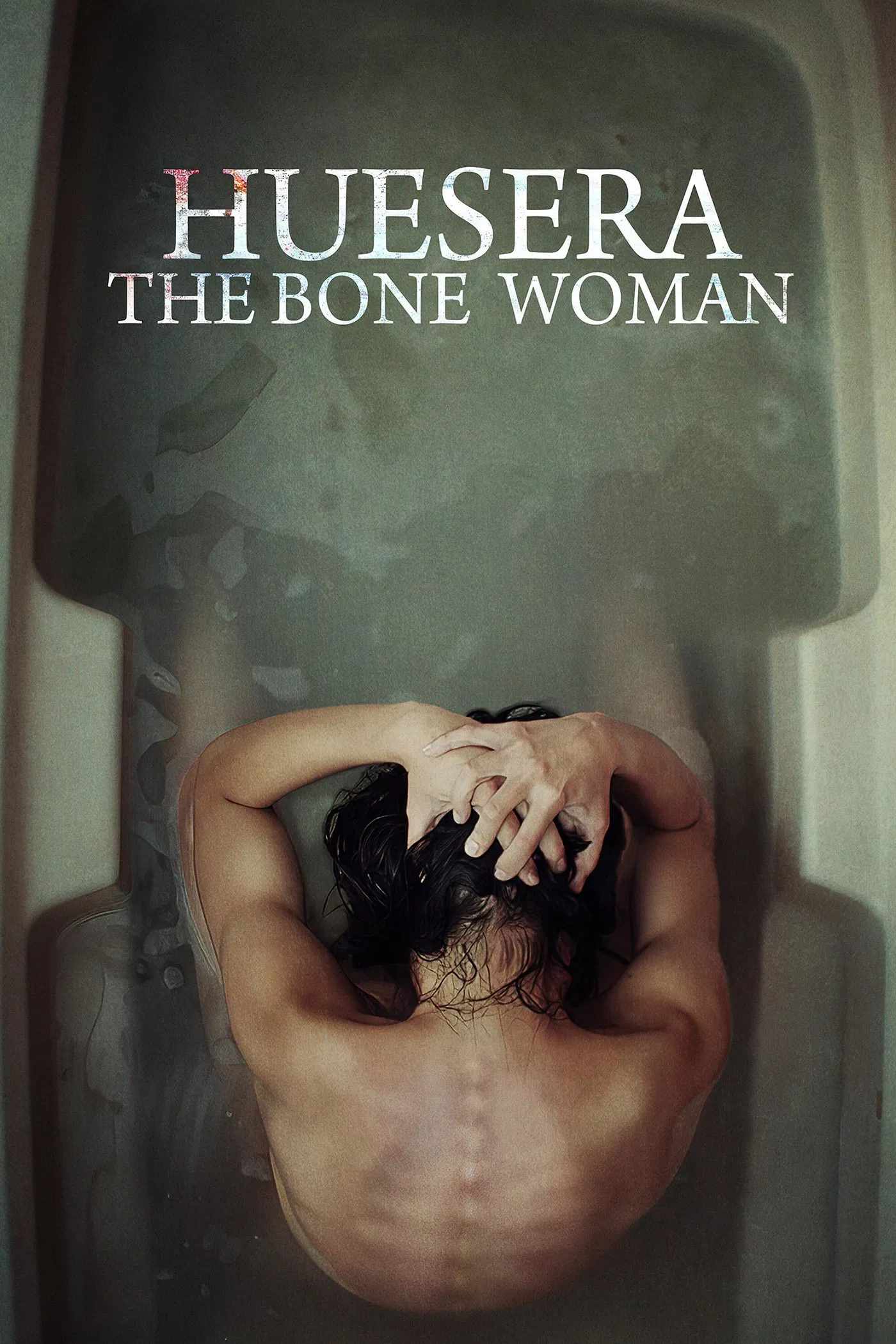 Poster chính thức của phim Phim Kinh Dị, Phim Bí Ẩn "Người Đàn Bà Xương Xẩu" (Huesera: The Bone Woman - 2023), với sự tham gia của diễn viên Natalia Solián và Alfonso Dosal.