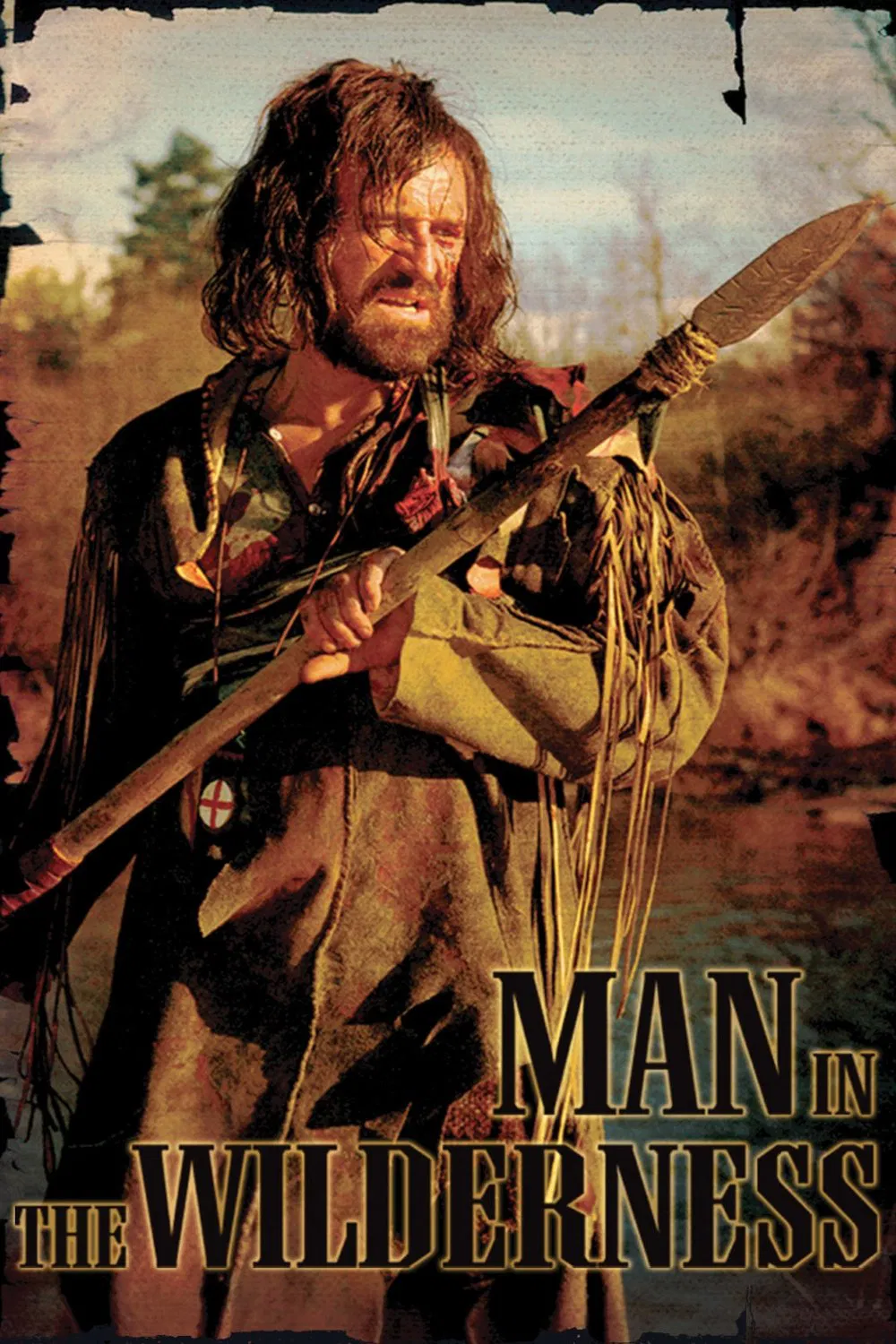 Poster chính thức của phim Phim Miền Tây, Phim Phiêu Lưu "Người Đàn Ông Trong Thiên Nhiên Hoang Dã" (Man in the Wilderness - 1971), với sự tham gia của diễn viên Richard Harris và John Huston.