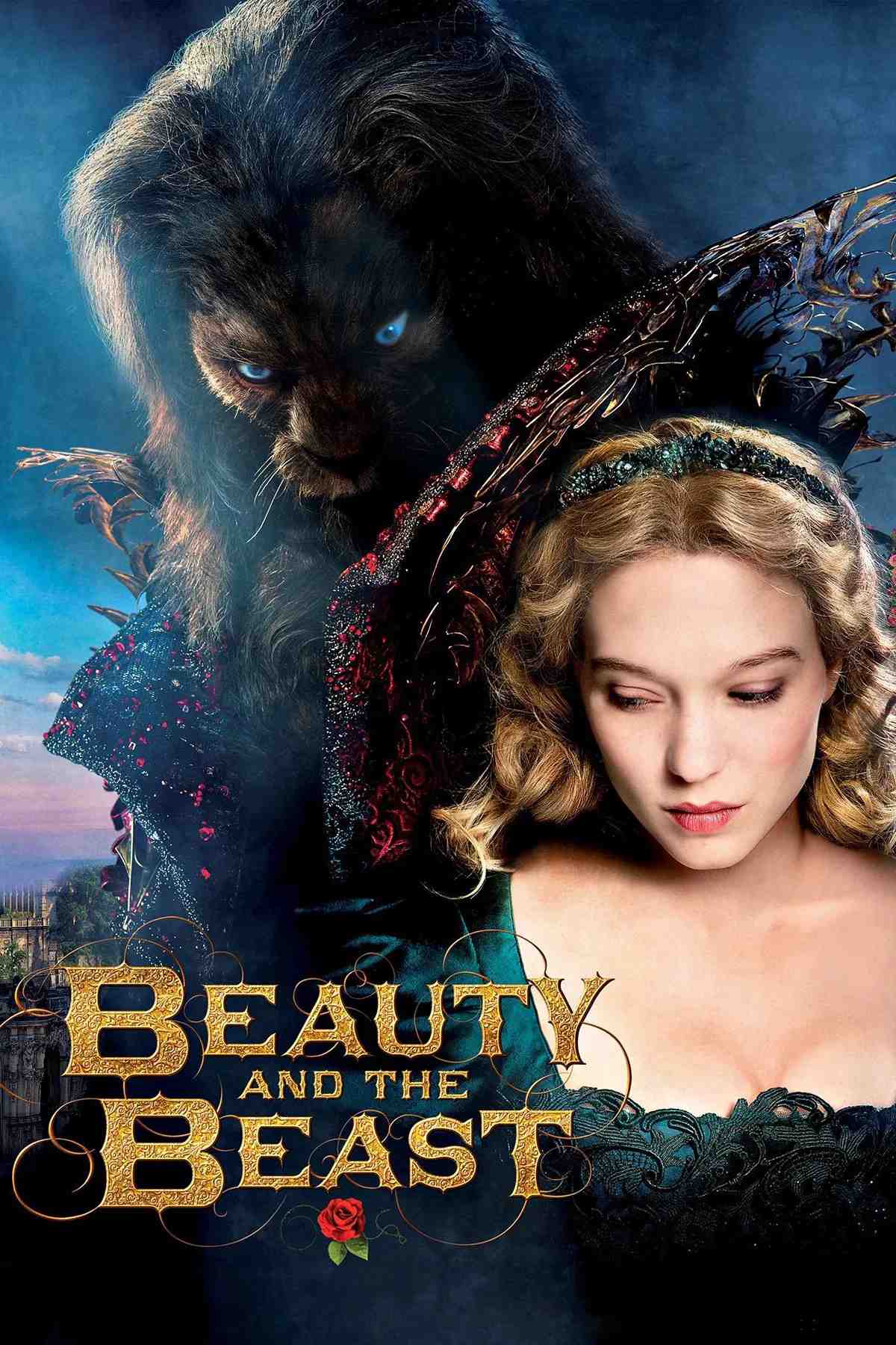 Poster chính thức của phim Phim Giả Tượng, Phim Tình Cảm "Người Đẹp Và Quái Vật" (Beauty and the Beast - 2014), với sự tham gia của diễn viên Léa Seydoux và Vincent Cassel.