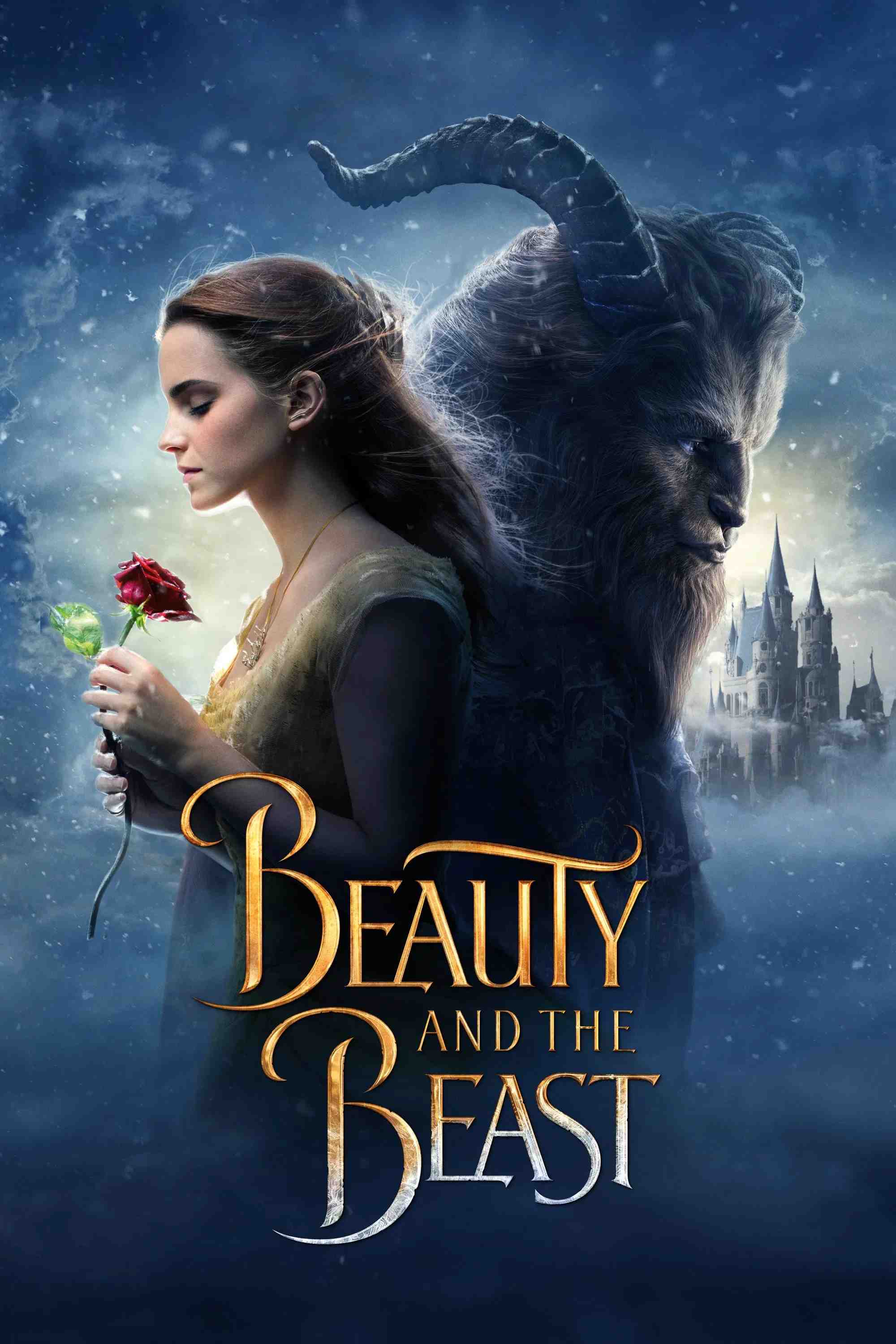 Poster chính thức của phim Phim Gia Đình, Phim Giả Tượng "Người Đẹp và Quái Vật" (Beauty and the Beast - 2017), với sự tham gia của diễn viên Emma Watson và Dan Stevens.