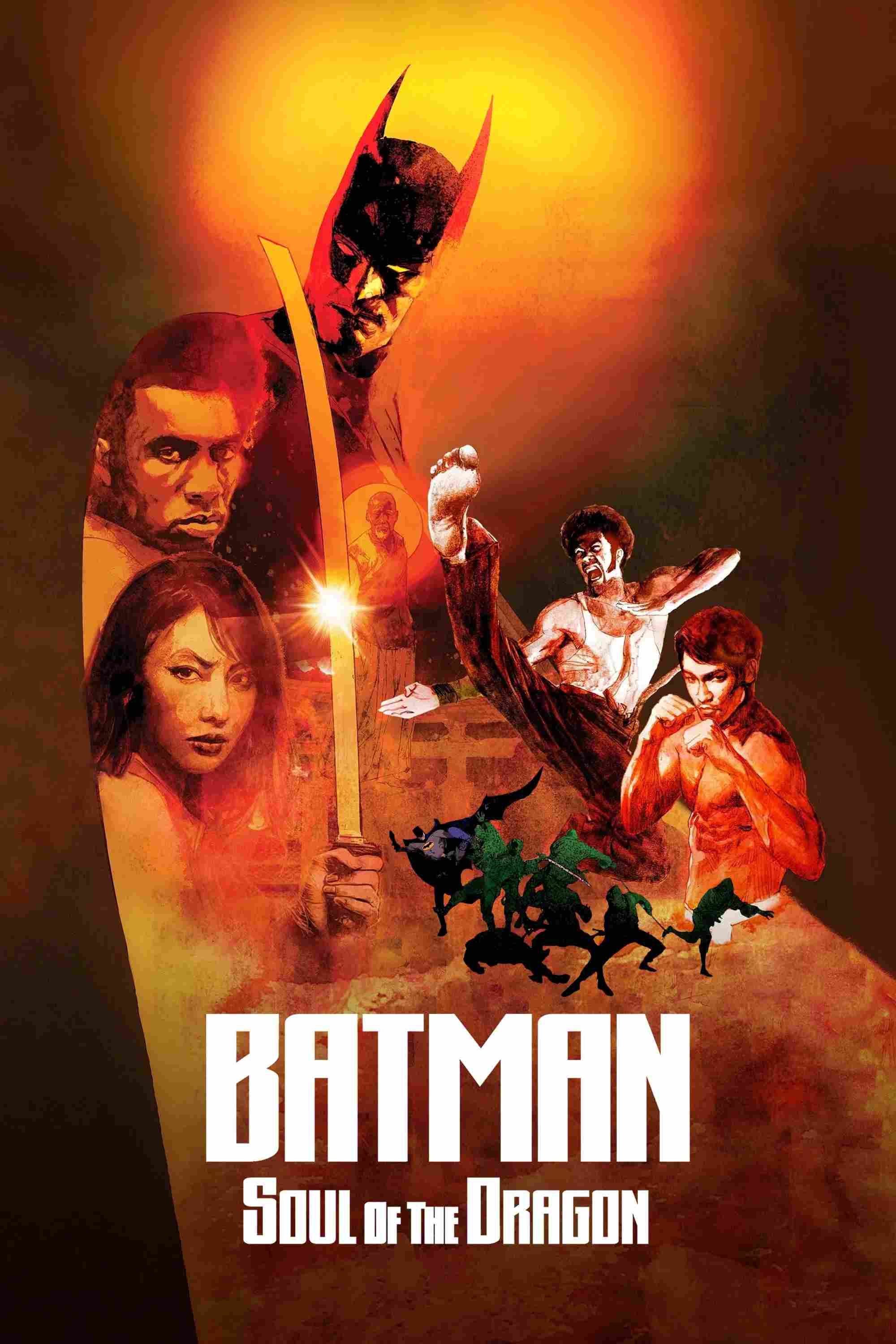 Poster chính thức của phim Phim Hoạt Hình, Phim Hành Động "Người Dơi: Linh Hồn Của Rồng" (Batman: Soul of the Dragon - 2021), với sự tham gia của diễn viên David Giuntoli và Mark Dacascos.