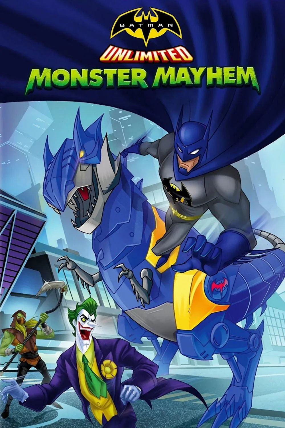 Poster chính thức của phim Phim Hành Động, Phim Hoạt Hình "Người Dơi: Quái Vật Nổi Loạn" (Batman Unlimited: Monster Mayhem - 2015), với sự tham gia của diễn viên Roger Craig Smith và Troy Baker.