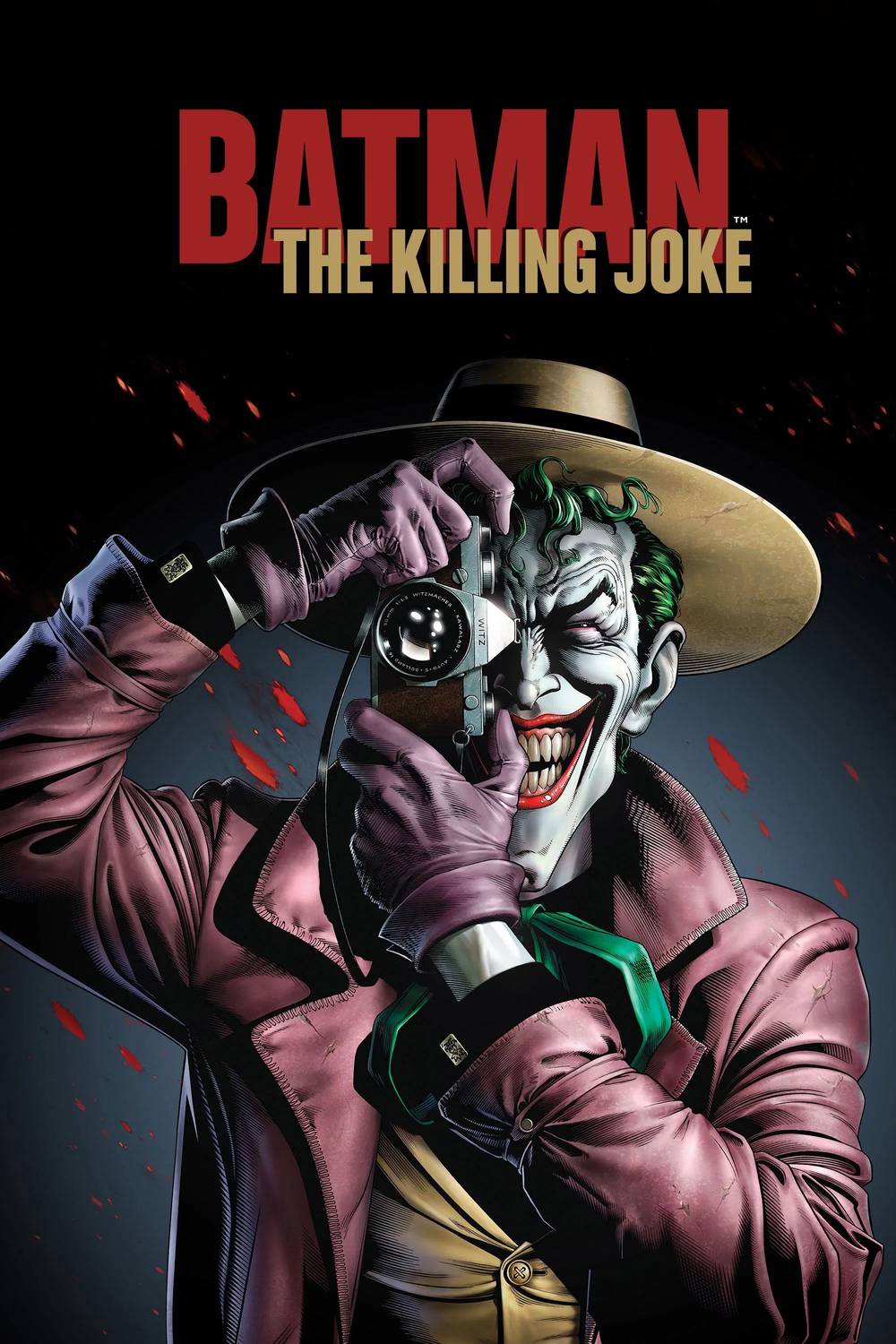 Poster chính thức của phim Phim Hoạt Hình, Phim Hành Động "Người Dơi: Trò Đùa Chết Người" (Batman: The Killing Joke - 2016), với sự tham gia của diễn viên Kevin Conroy và Mark Hamill.
