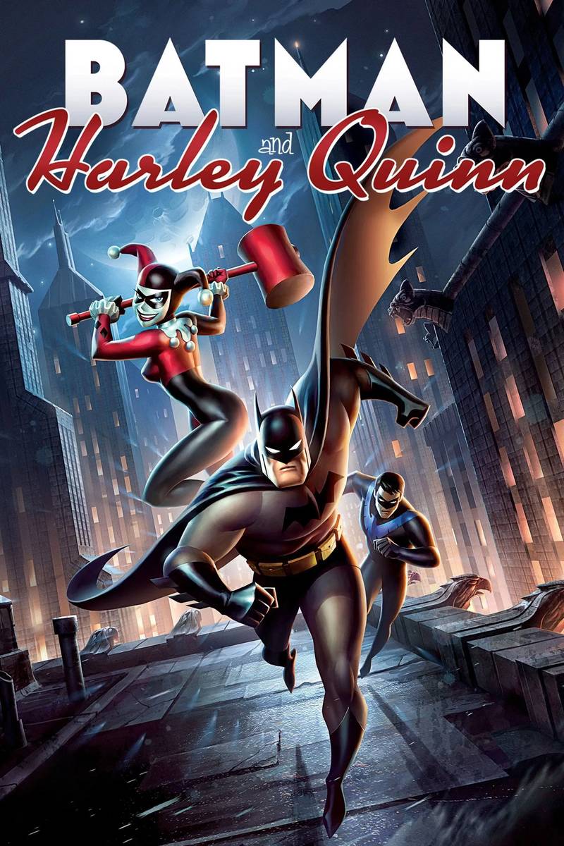 Poster chính thức của phim Phim Phiêu Lưu, Phim Hoạt Hình "Người Dơi Và Harley Quinn" (Batman and Harley Quinn - 2017), với sự tham gia của diễn viên Kevin Conroy và Melissa Rauch.