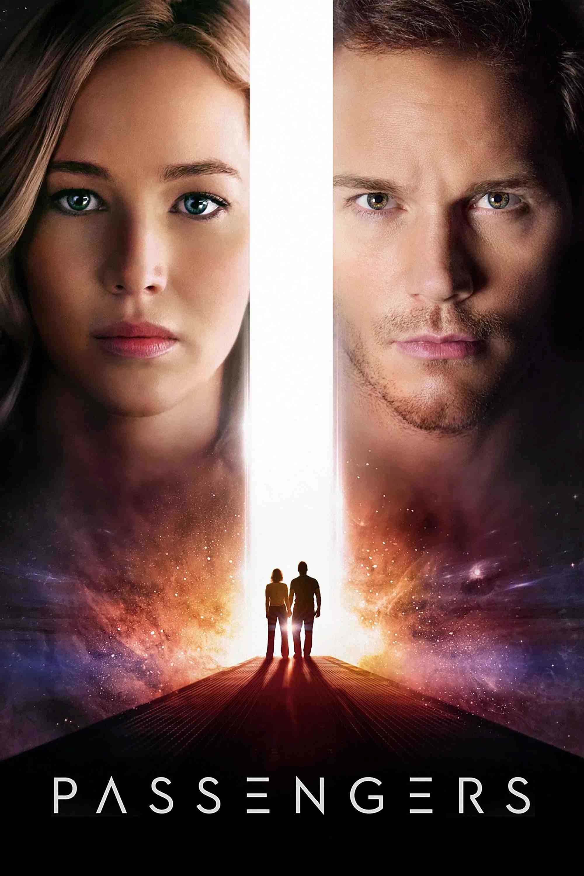Poster chính thức của phim Phim Tâm Lý, Phim Tình Cảm "Người Du Hành" (Passengers - 2016), với sự tham gia của diễn viên Jennifer Lawrence và Chris Pratt.