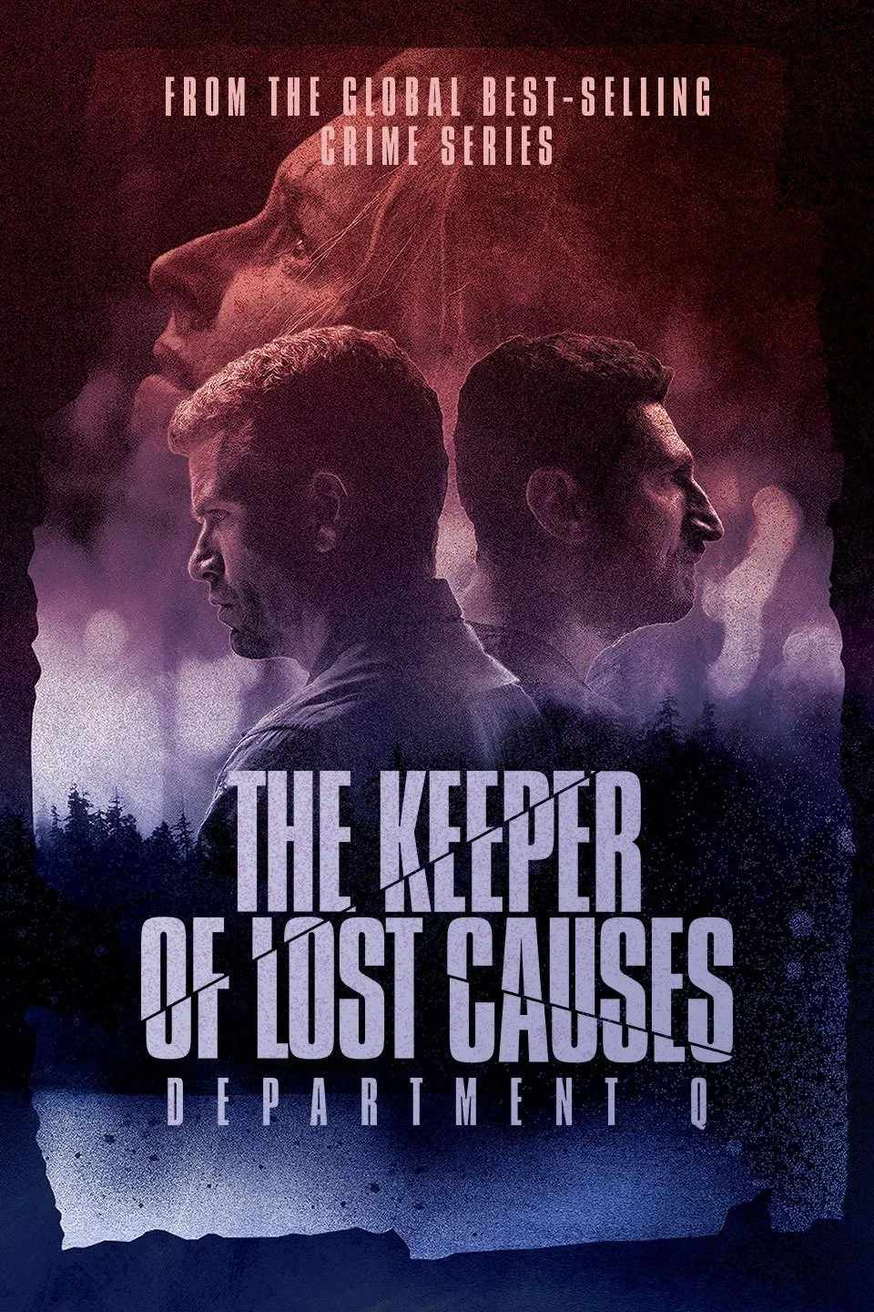 Poster chính thức của phim Phim Giật Gân, Phim Bí Ẩn "Người Giữ Bằng Chứng" (The Keeper of Lost Causes - 2013), với sự tham gia của diễn viên Nikolaj Lie Kaas và Fares Fares.