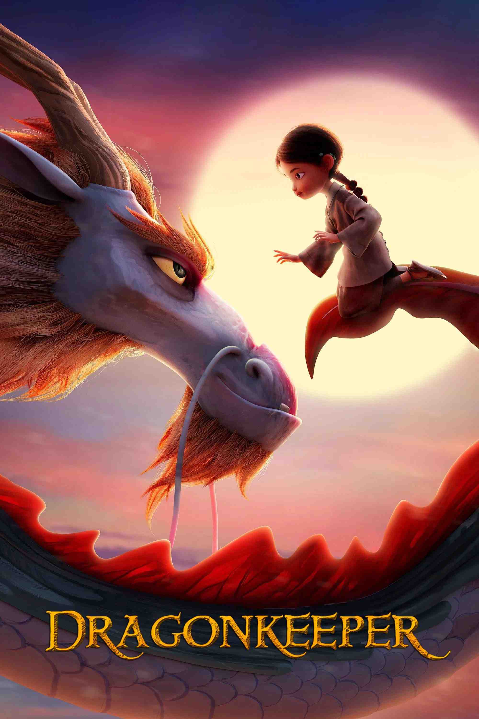 Poster chính thức của phim Phim Hoạt Hình, Phim Gia Đình "Người Giữ Rồng" (Dragonkeeper - 2024), với sự tham gia của diễn viên Mario Gas và César Díaz Capilla.