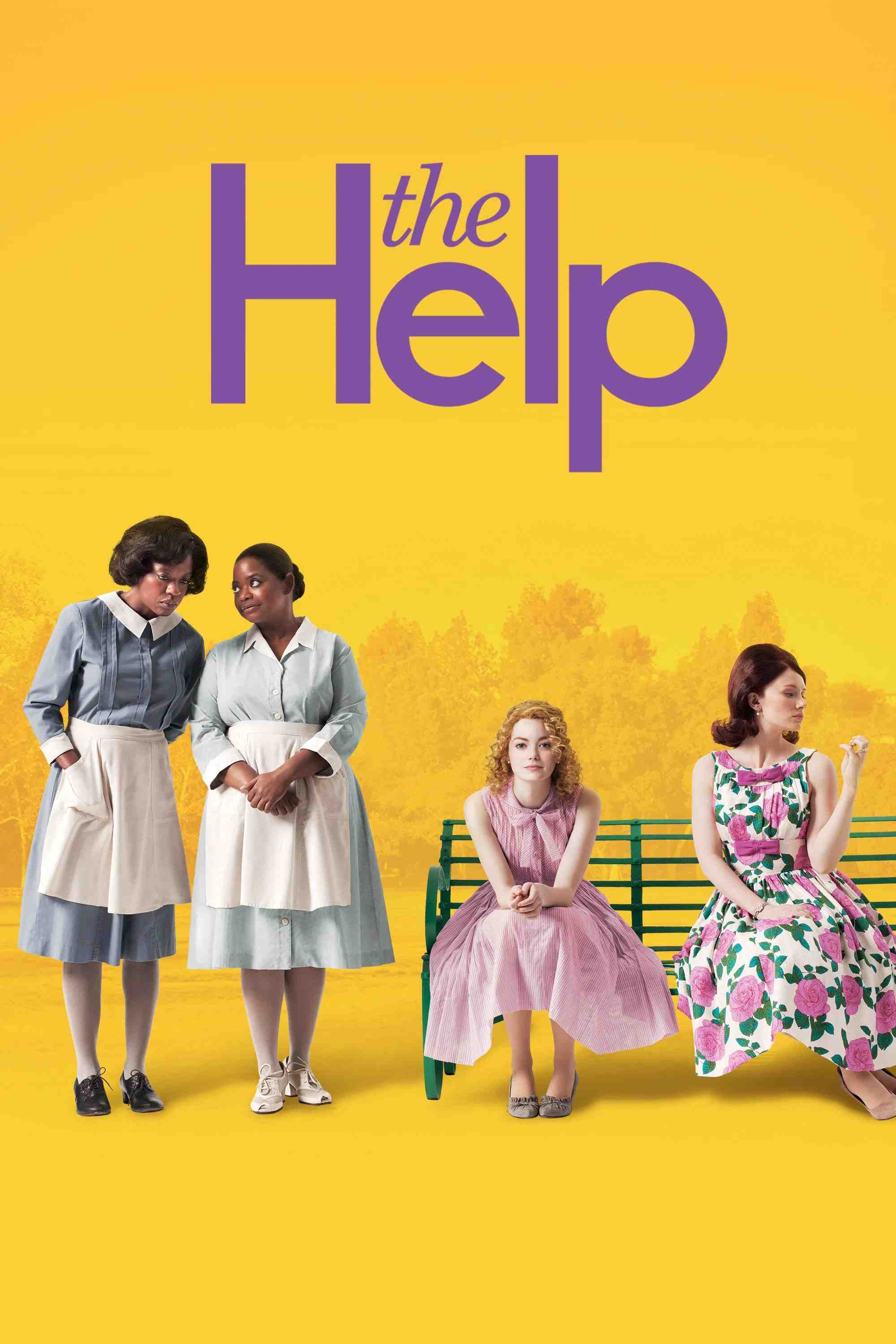Poster chính thức của phim Phim Tâm Lý "Người Giúp Việc" (The Help - 2011), với sự tham gia của diễn viên Emma Stone và Viola Davis.