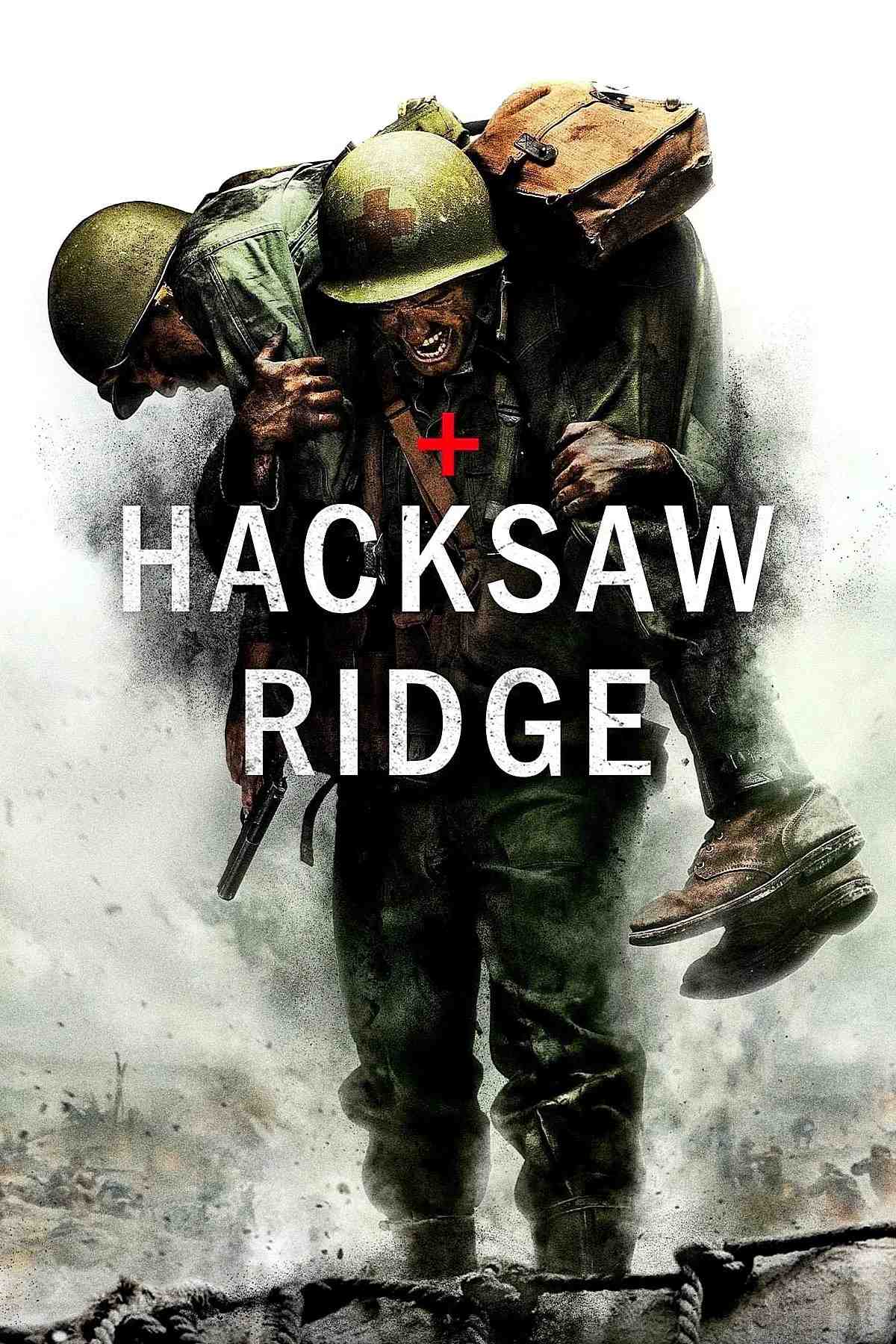 Poster chính thức của phim Phim Tâm Lý, Phim Lịch Sử "Người Hùng Không Súng" (Hacksaw Ridge - 2016), với sự tham gia của diễn viên Andrew Garfield và Sam Worthington.