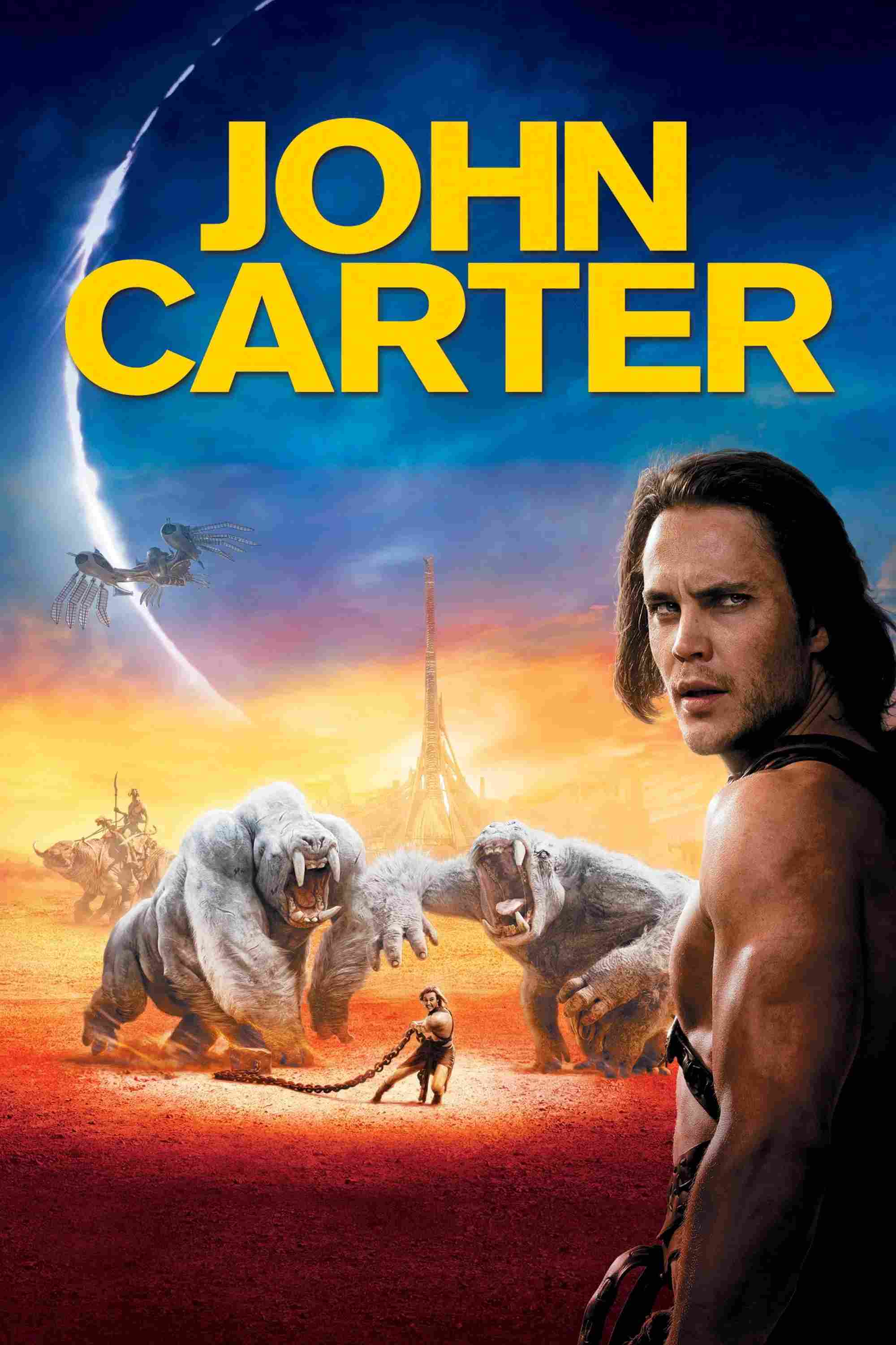 Poster chính thức của phim Phim Hành Động, Phim Phiêu Lưu "Người Hùng Sao Hỏa" (John Carter - 2012), với sự tham gia của diễn viên Taylor Kitsch và Lynn Collins.