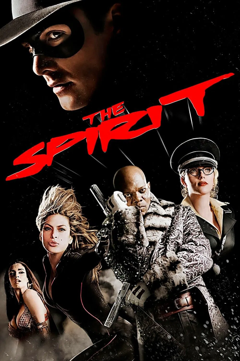 Poster chính thức của phim Phim Hình Sự, Phim Giật Gân "Người Hùng Spirit" (The Spirit - 2008), với sự tham gia của diễn viên Gabriel Macht và Eva Mendes.