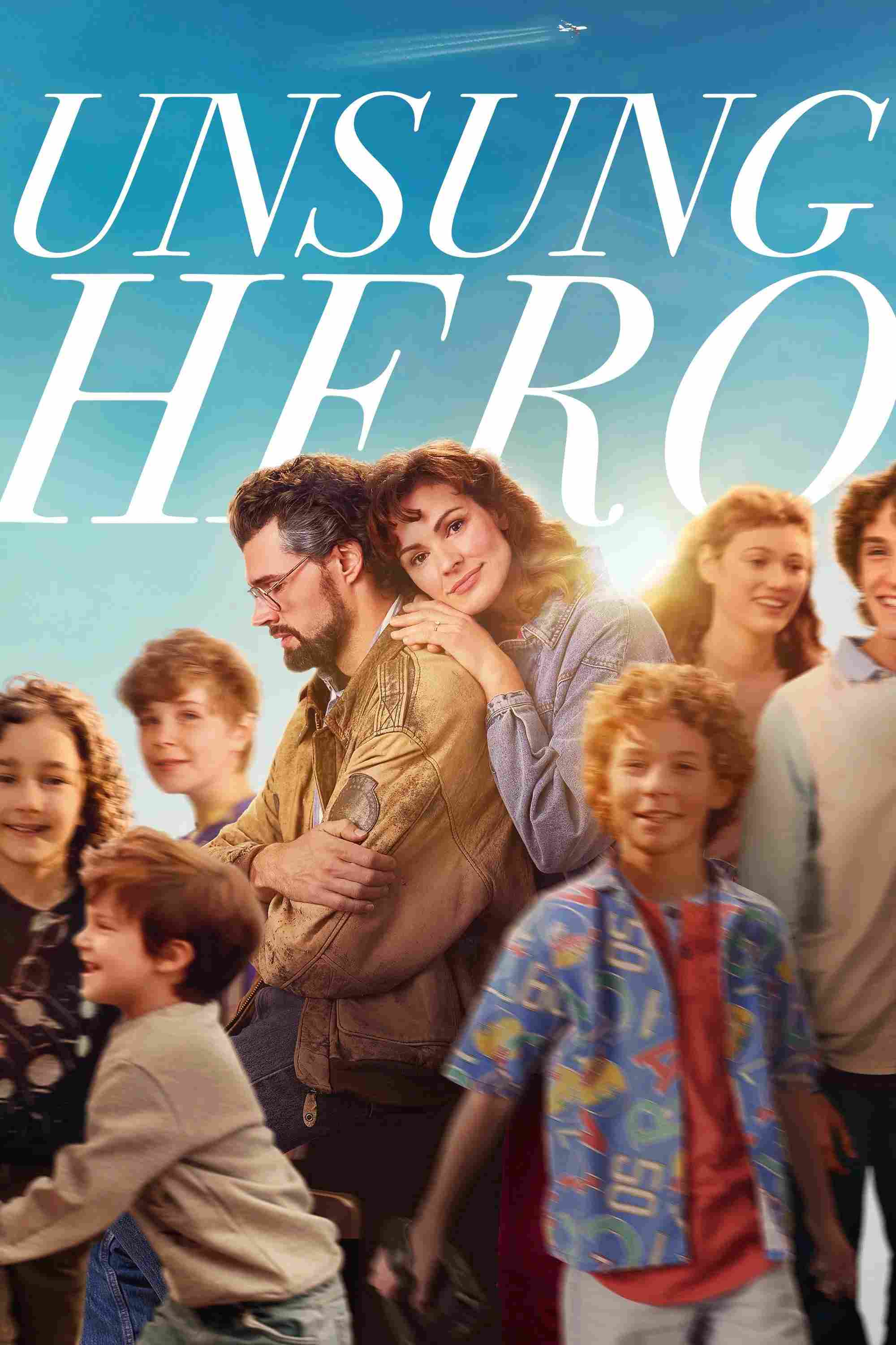Poster chính thức của phim Phim Tâm Lý, Phim Ca Nhạc "Người Hùng Thầm Lặng" (Unsung Hero - 2024), với sự tham gia của diễn viên Joel Smallbone và Daisy Betts.