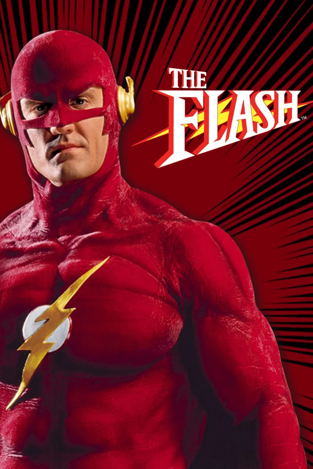 Poster chính thức của phim Phim Hành Động & Phiêu Lưu, Phim Hình Sự "Người Hùng Tia Chớp" (The Flash - 1990), với sự tham gia của diễn viên John Wesley Shipp và Amanda Pays.
